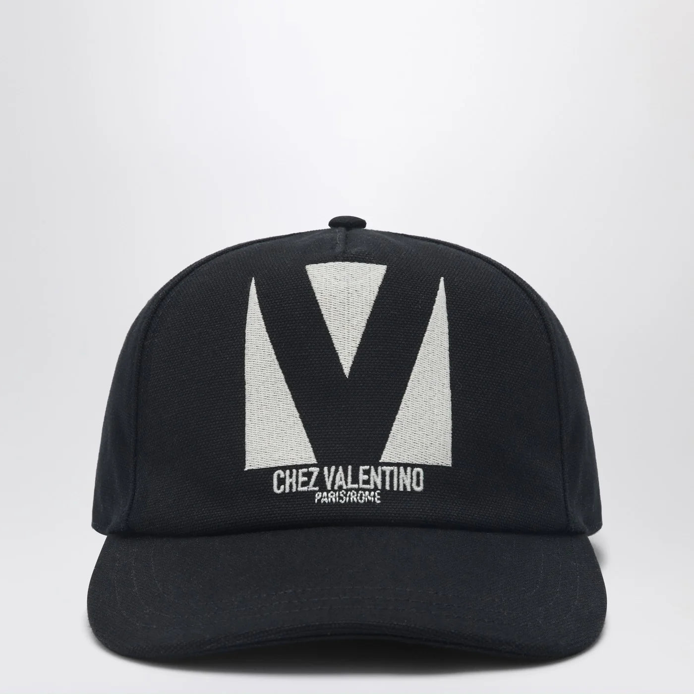 Valentino Garavani Chez Valentino black baseball cap