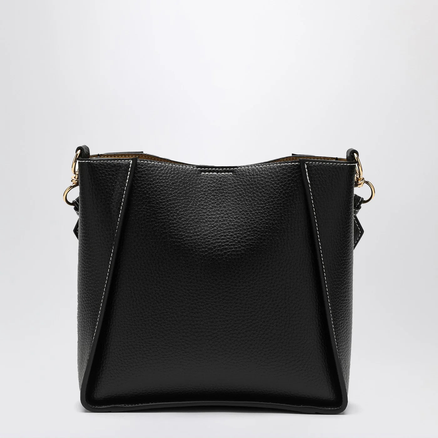 Stella McCartney Square black crossbody bag with logo