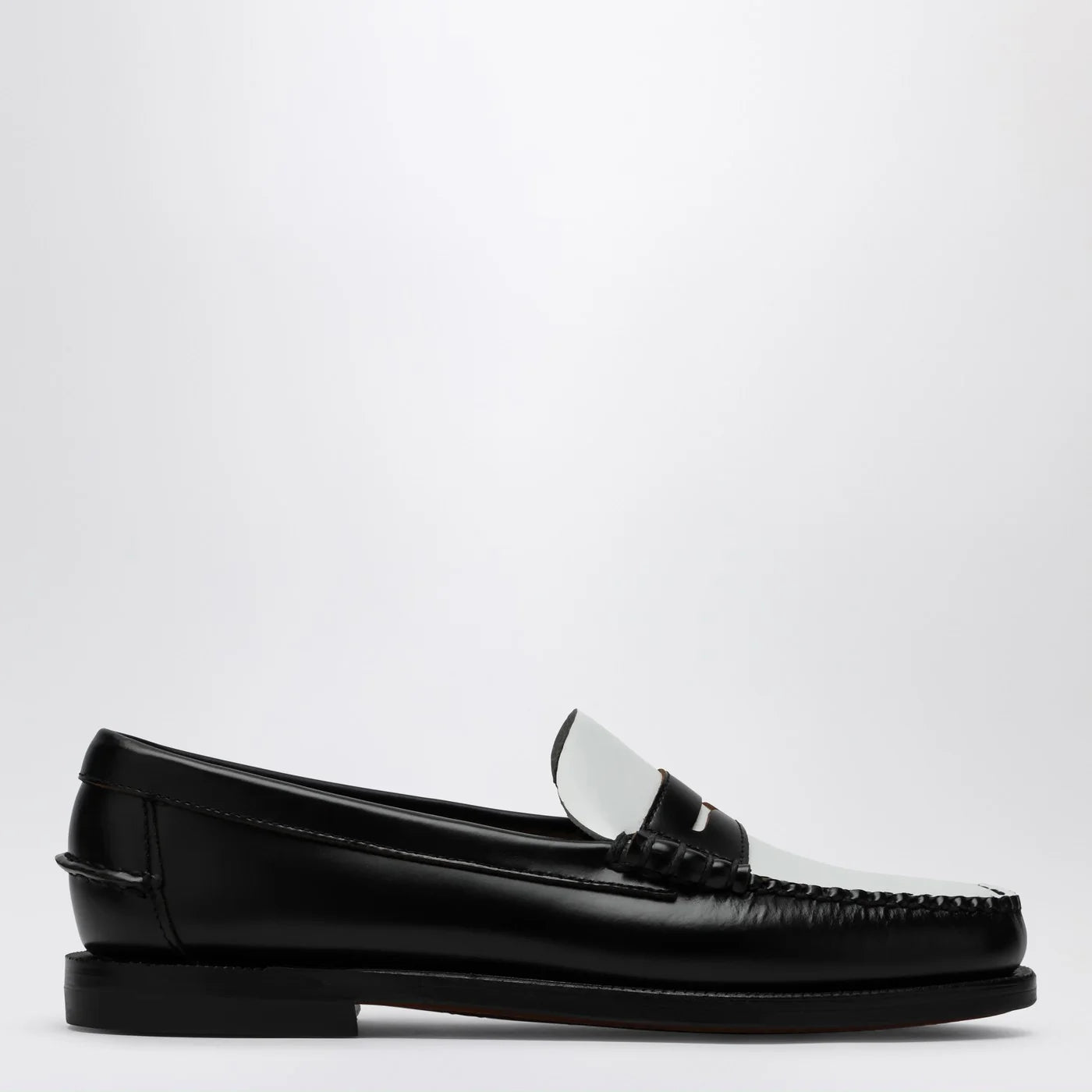 Sebago Classic Dan loafer black/white