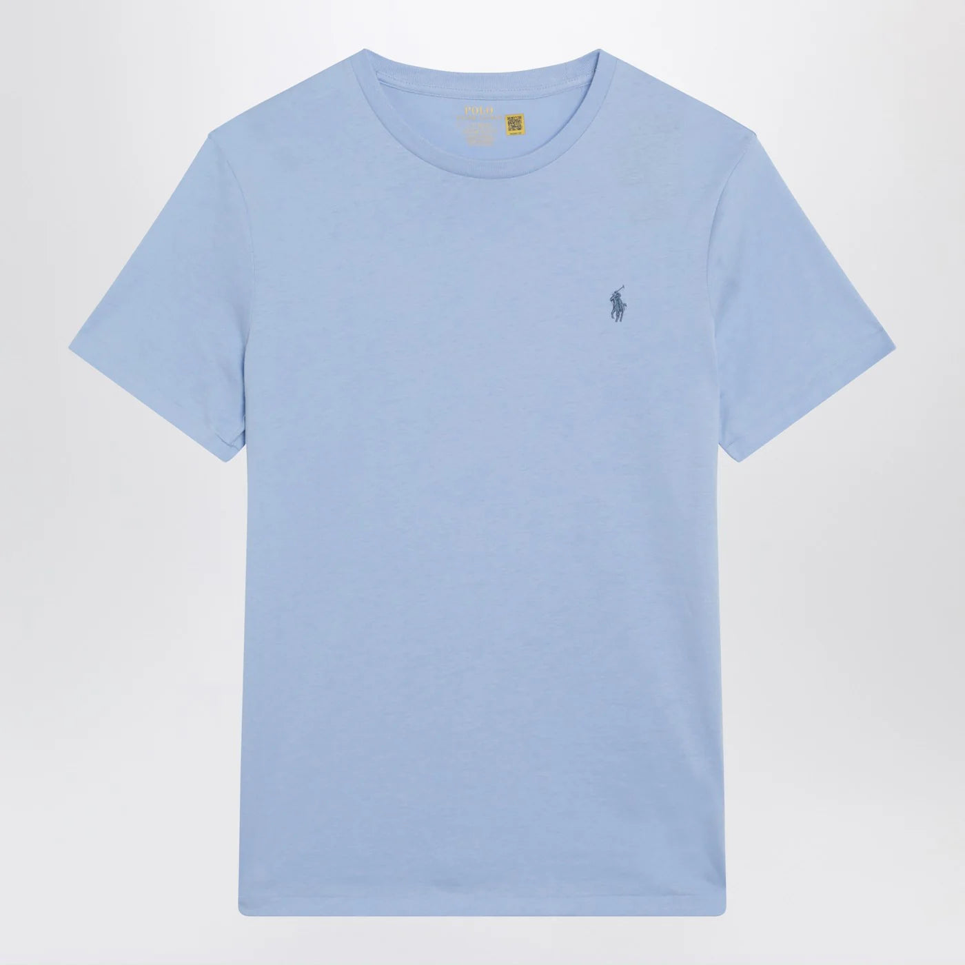 Polo Ralph Lauren Light blue Custom Slim-Fit cotton T-shirt