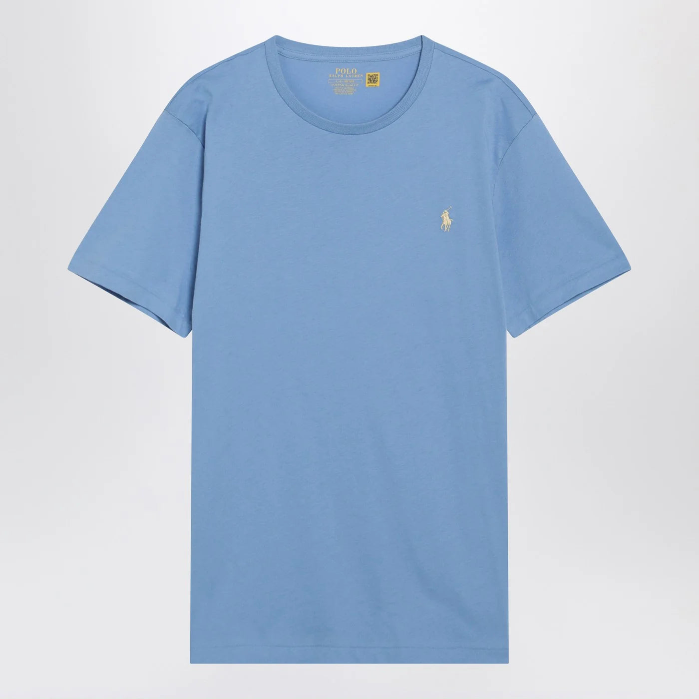 Polo Ralph Lauren Light blue cotton Custom Slim-Fit T-shirt
