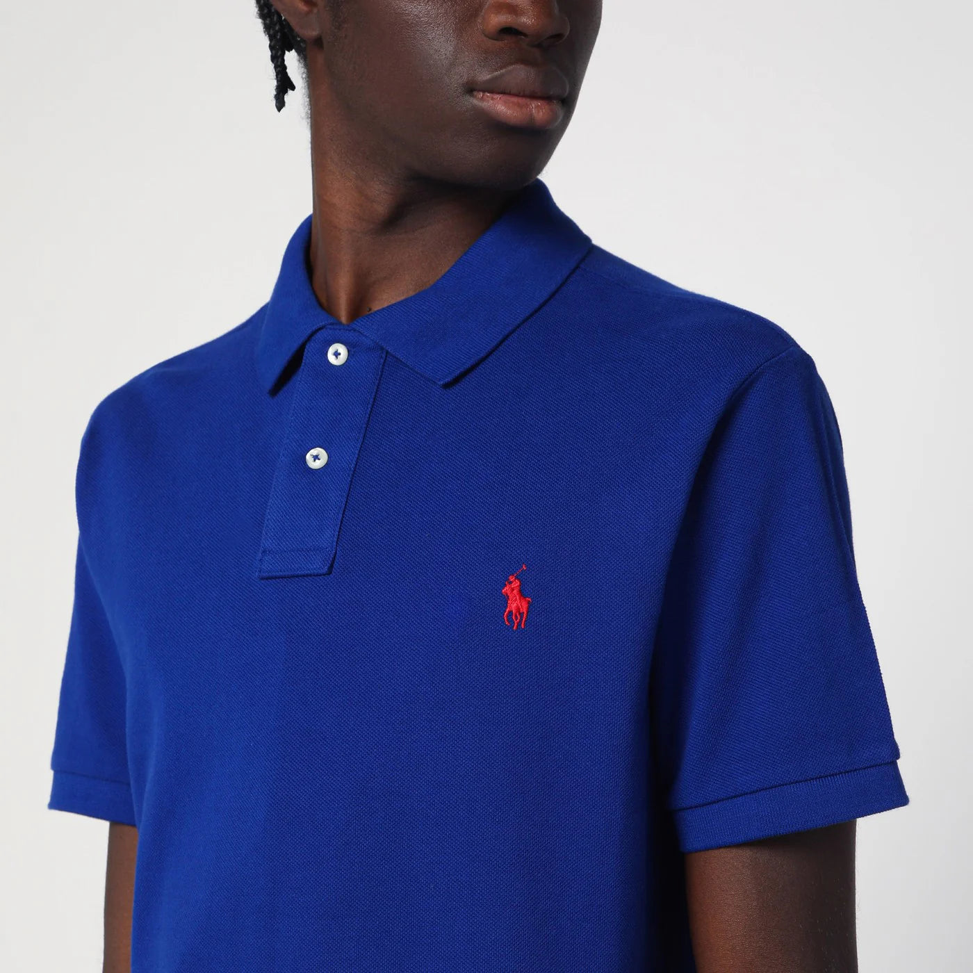 Polo Ralph Lauren Electric blue Custom Slim-Fit polo