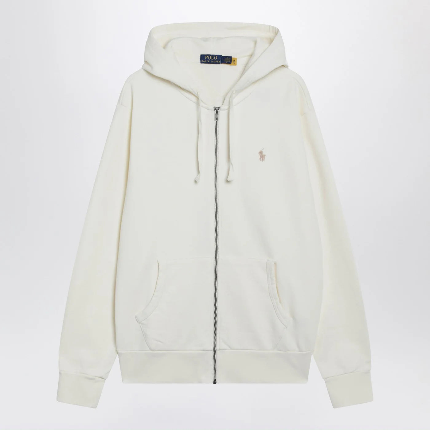 Polo Ralph Lauren Ivory cotton zip-up sweatshirt