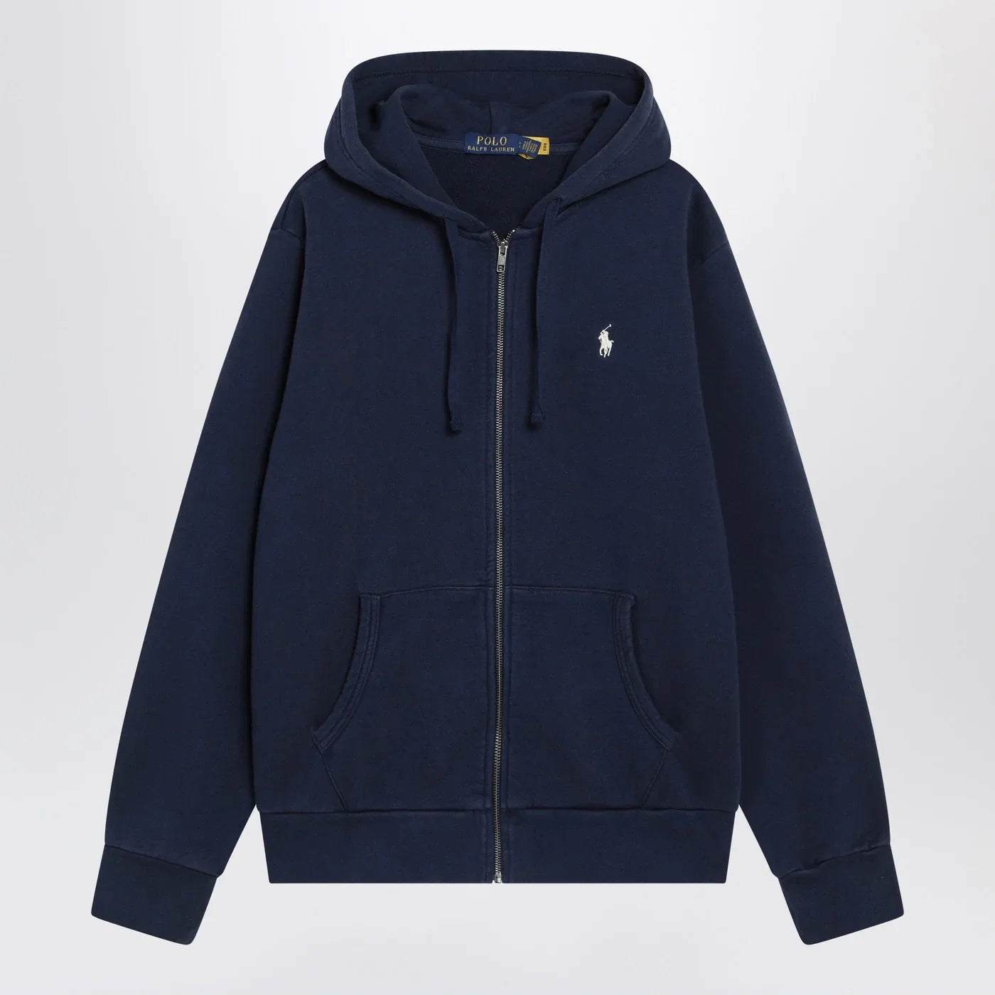 Polo Ralph Lauren Navy blue cotton zip-up sweatshirt