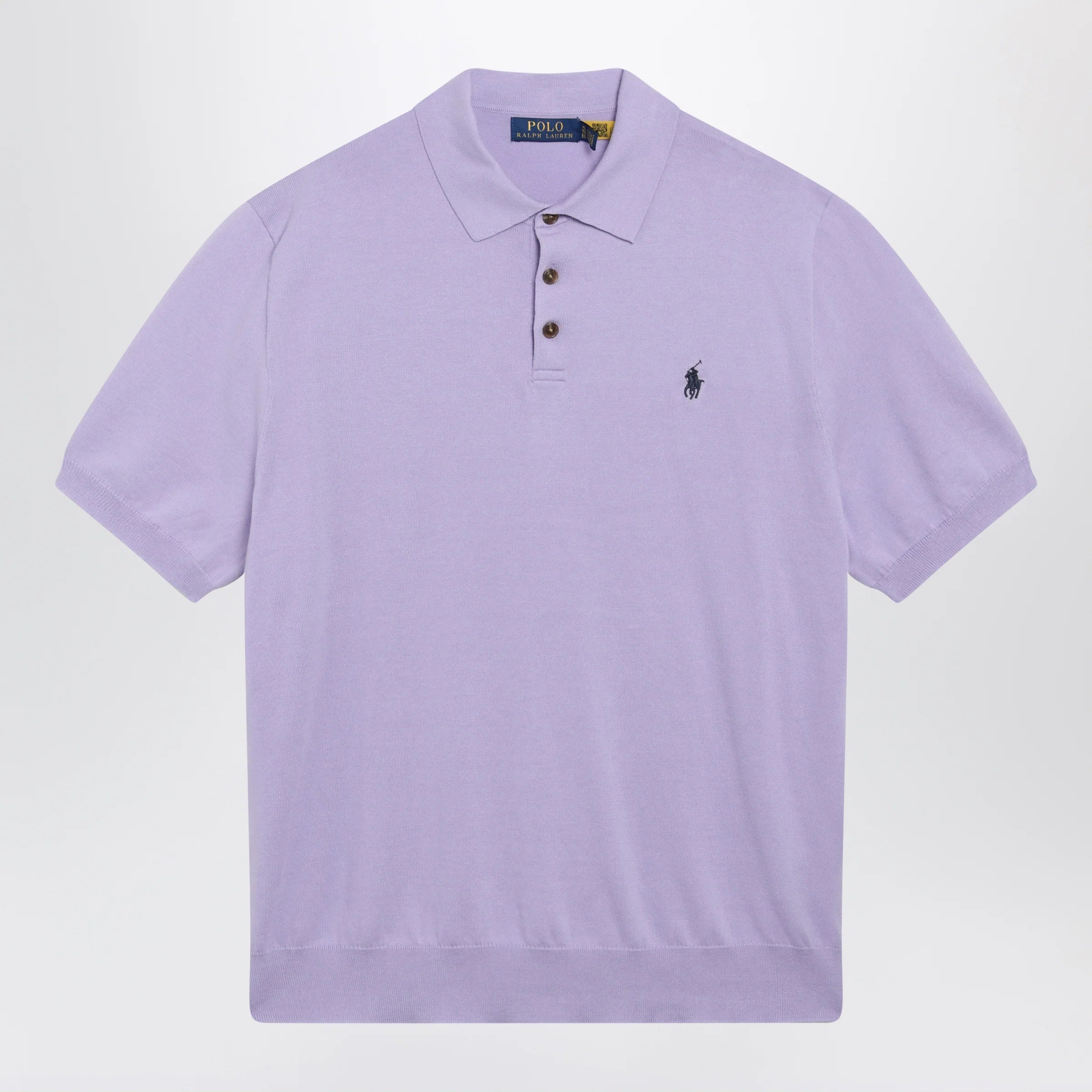 Polo Ralph Lauren Lilac cotton polo shirt