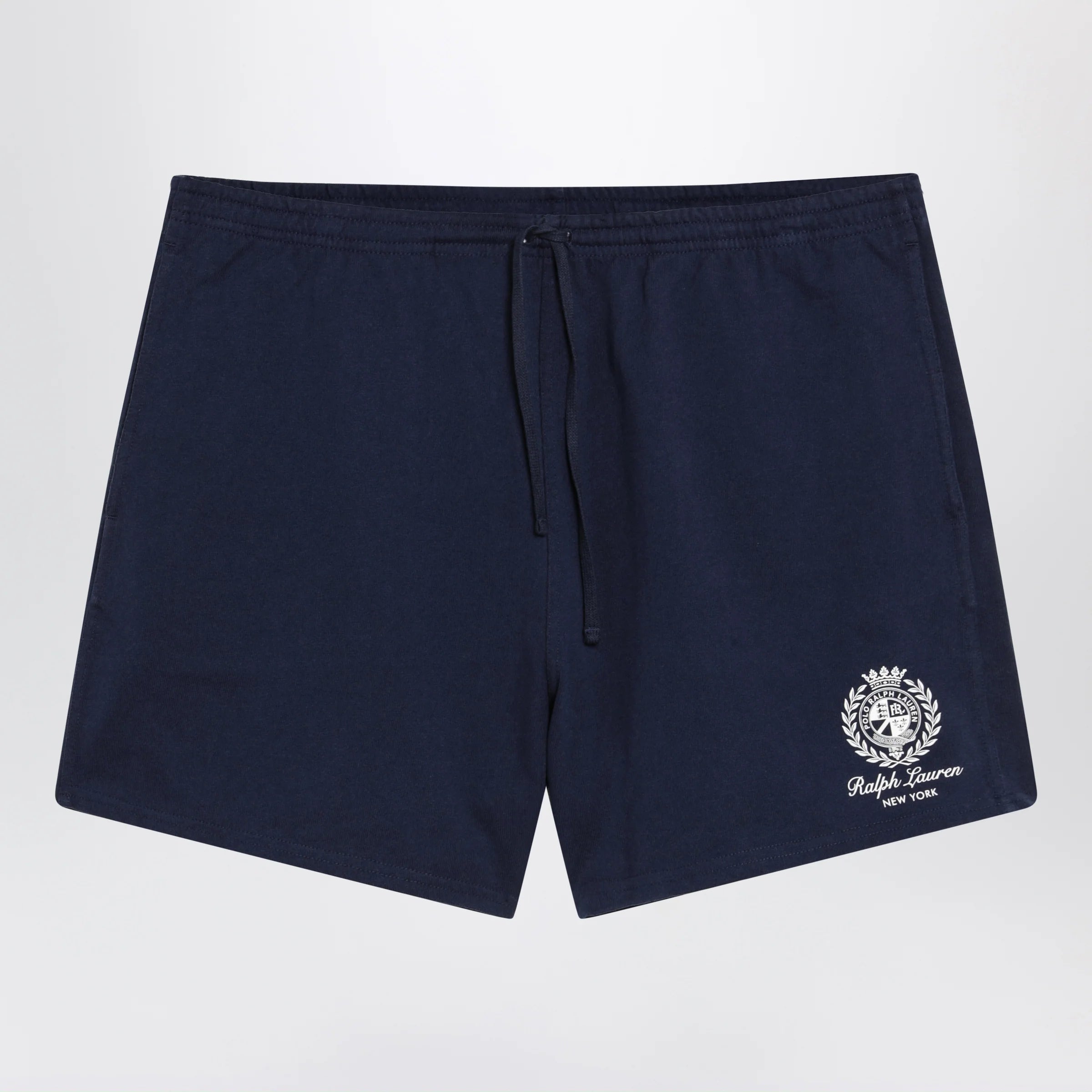 Polo Ralph Lauren Blue cotton shorts with graphic logo