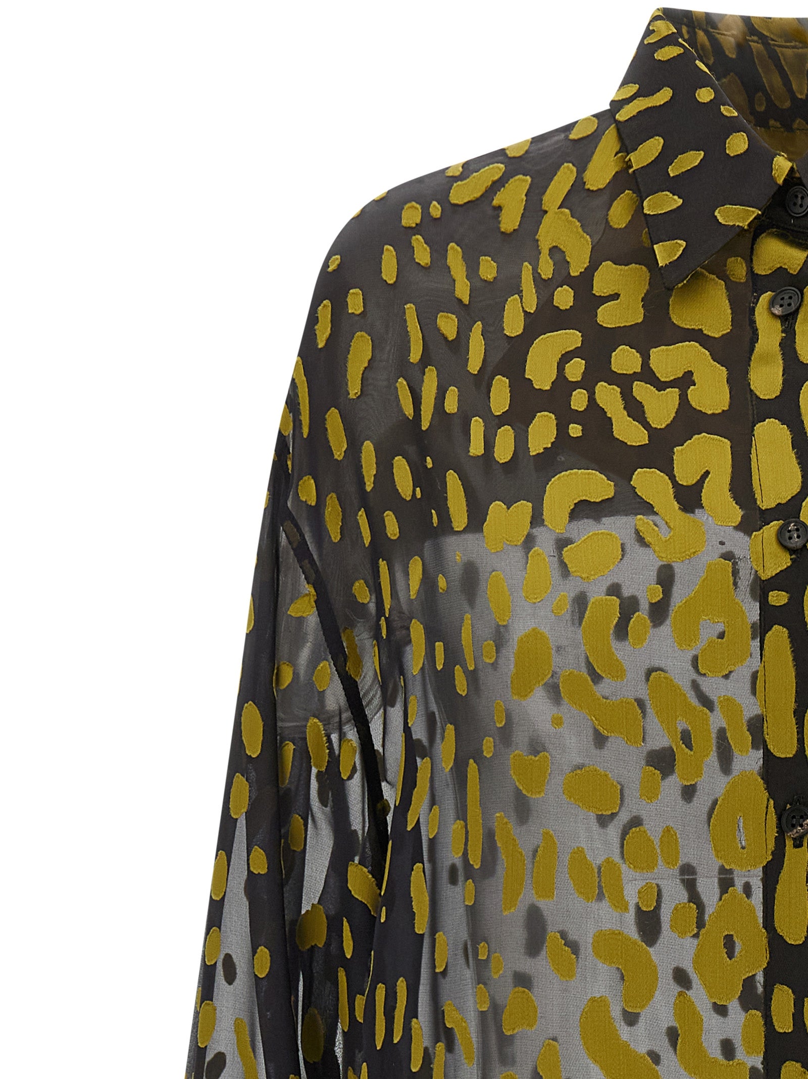 Ferragamo Georgette Devoré Shirt