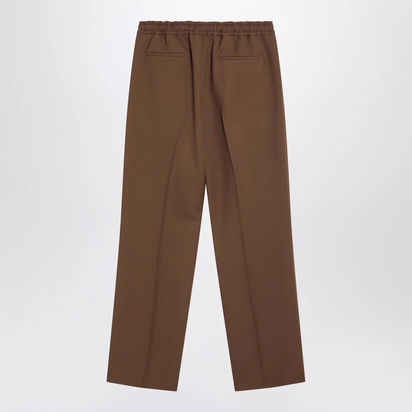 Valentino Brown gabardine trousers