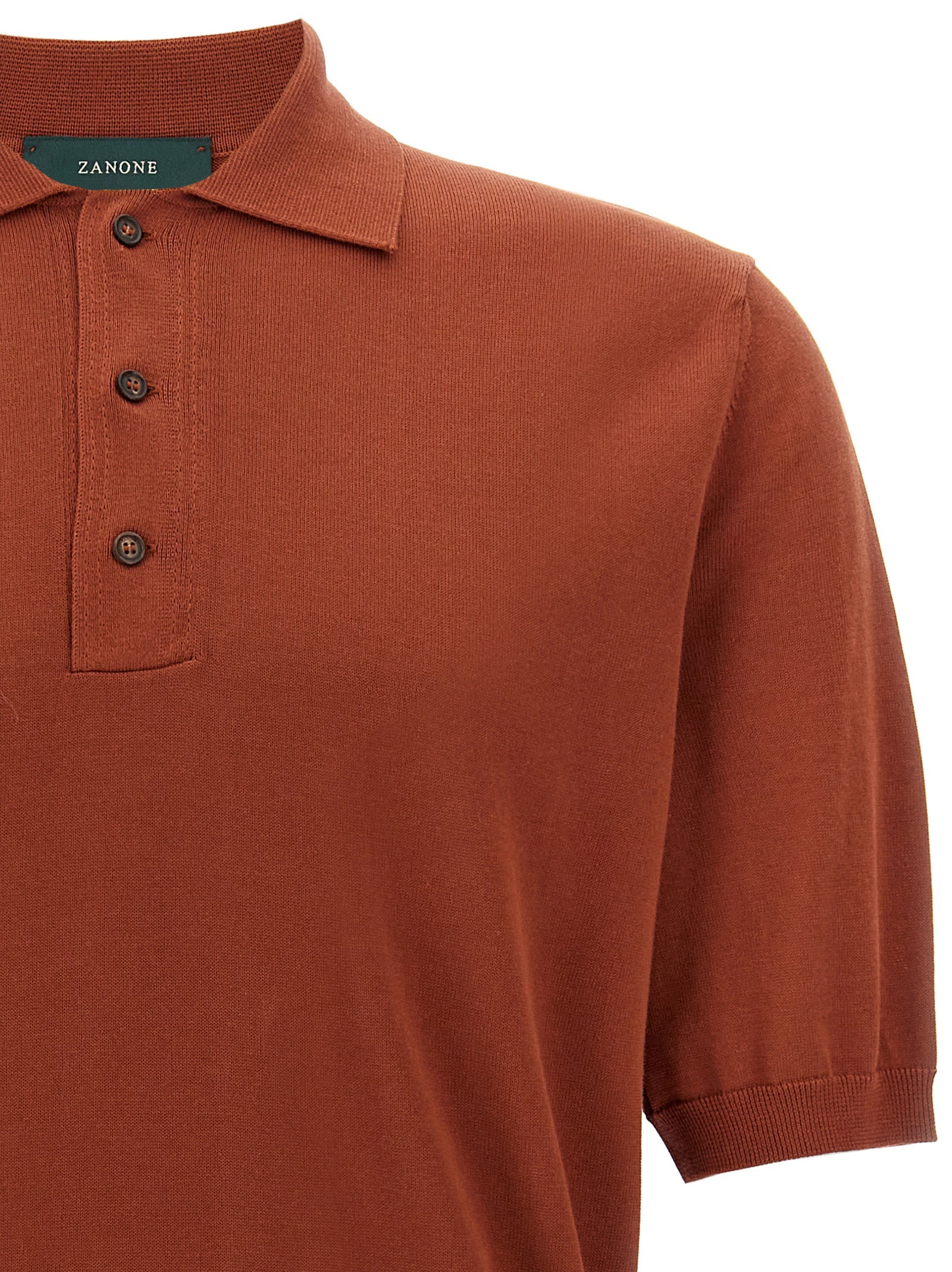 Zanone Cotton Polo Shirt