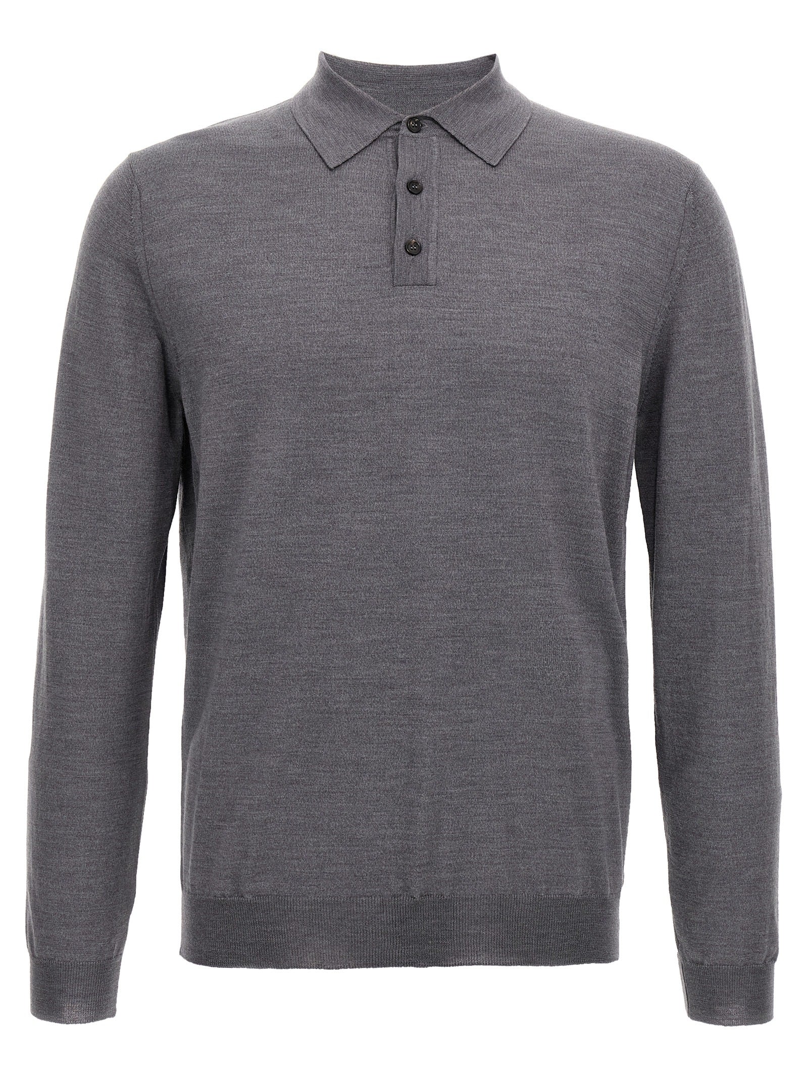 Zanone Virgin Wool Polo Shirt