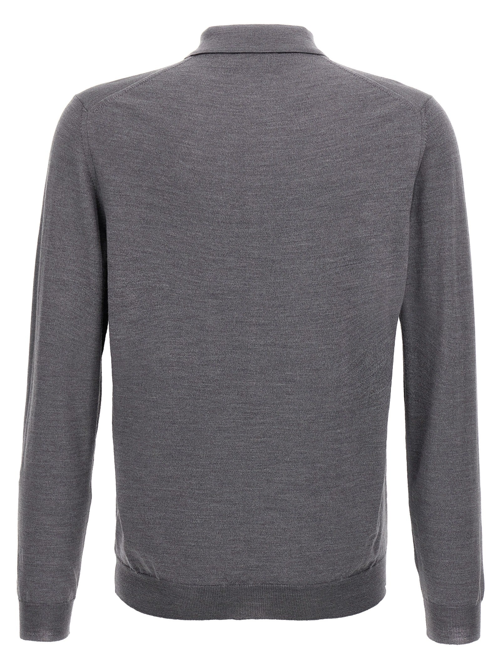 Zanone Virgin Wool Polo Shirt