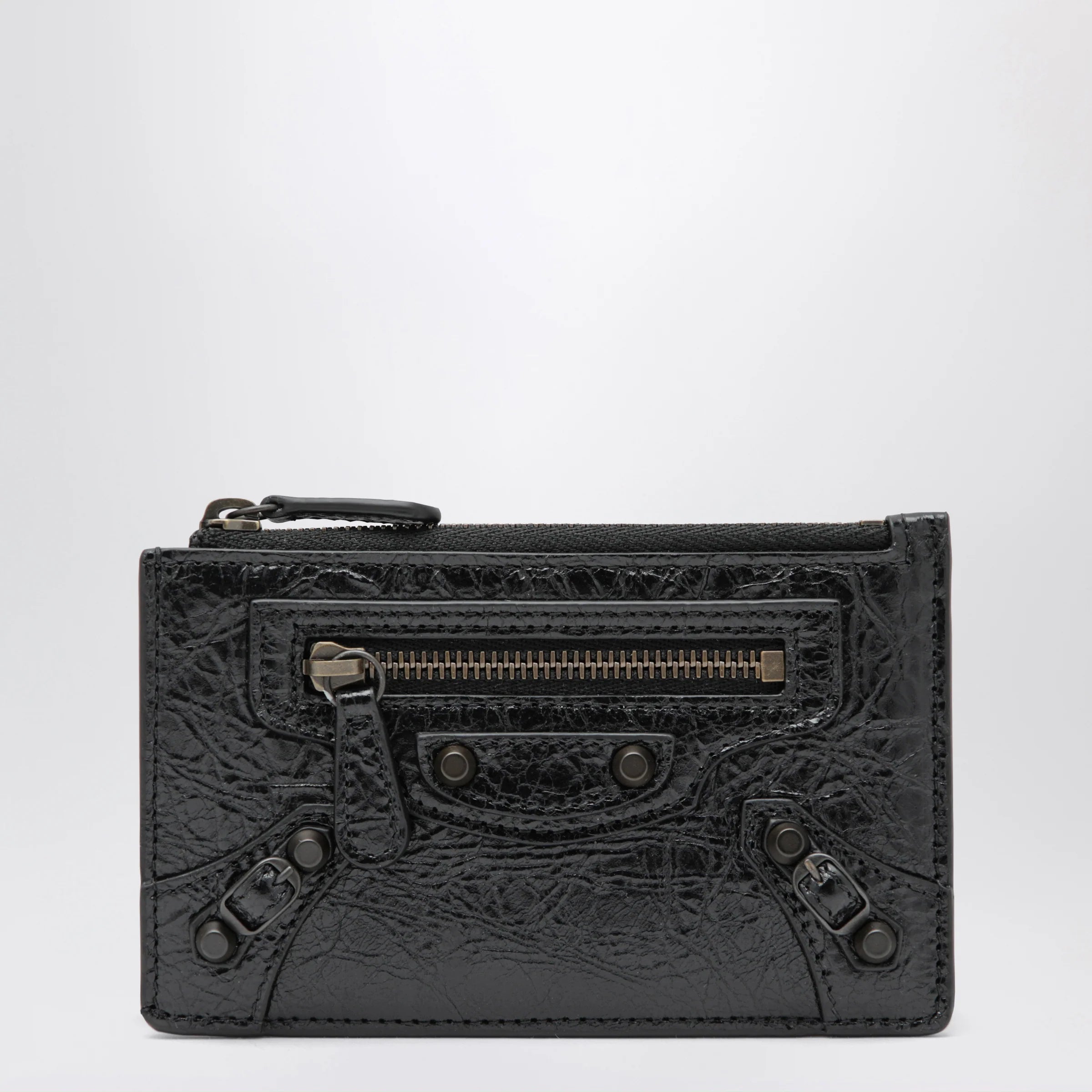 Balenciaga Black Le City cardholder with coin pocket