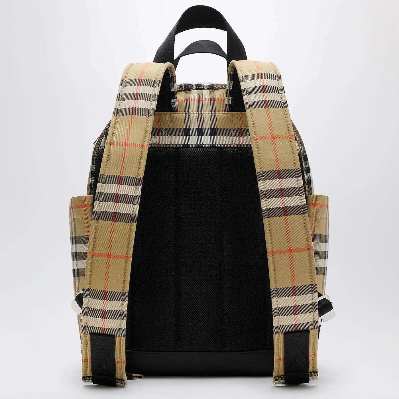 Burberry Check motif diaper backpack