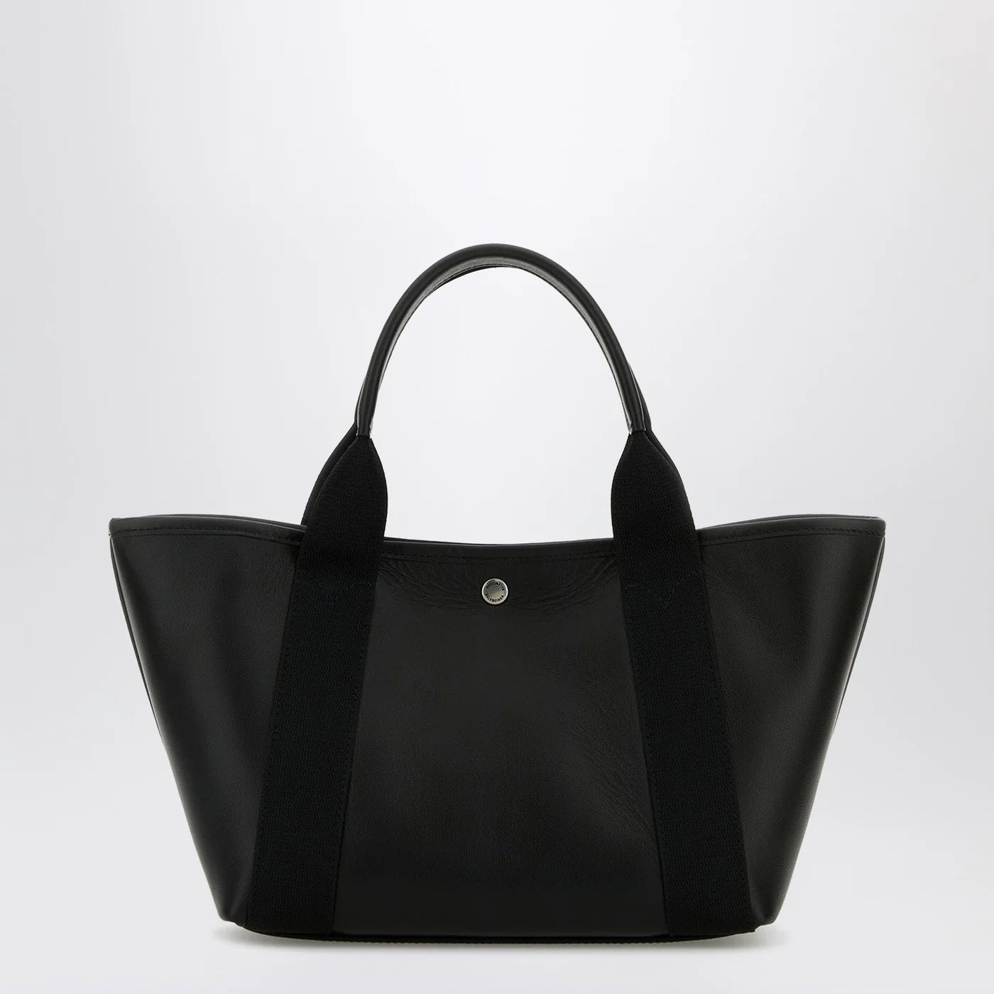 Balenciaga Biarritz shopping bag in black leather