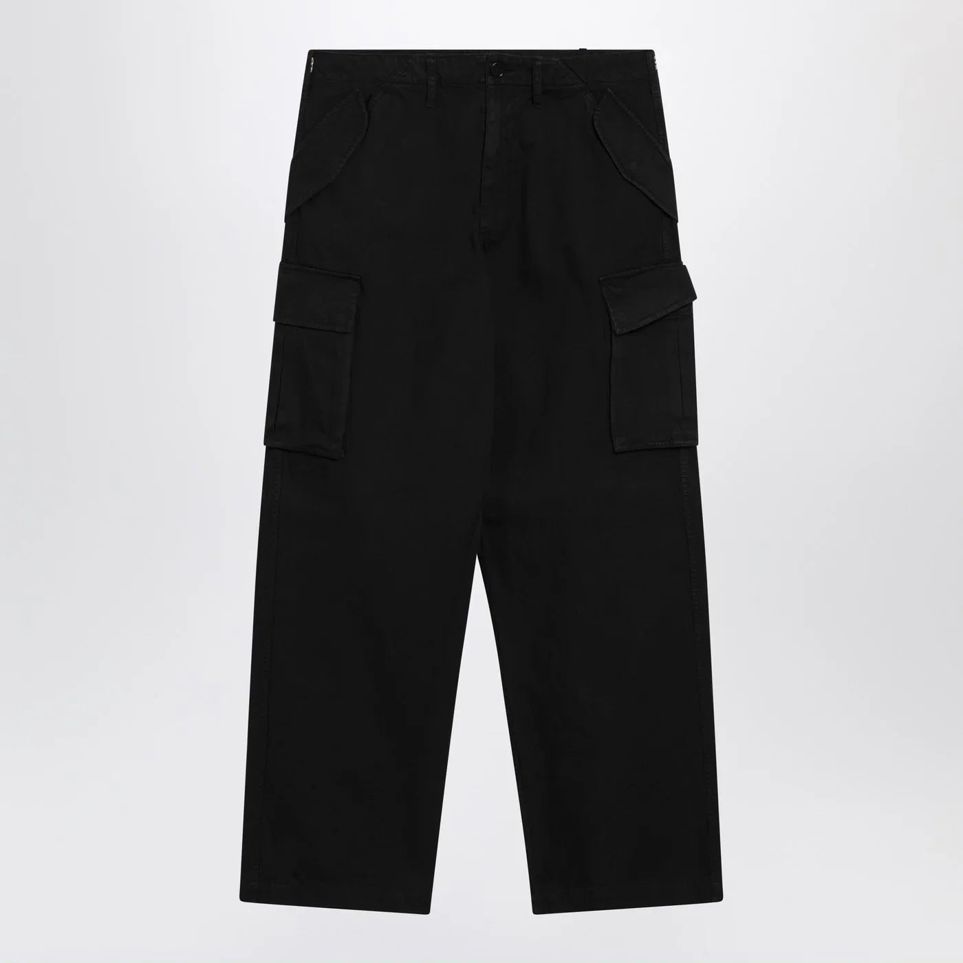 Burberry Black cotton cargo trousers