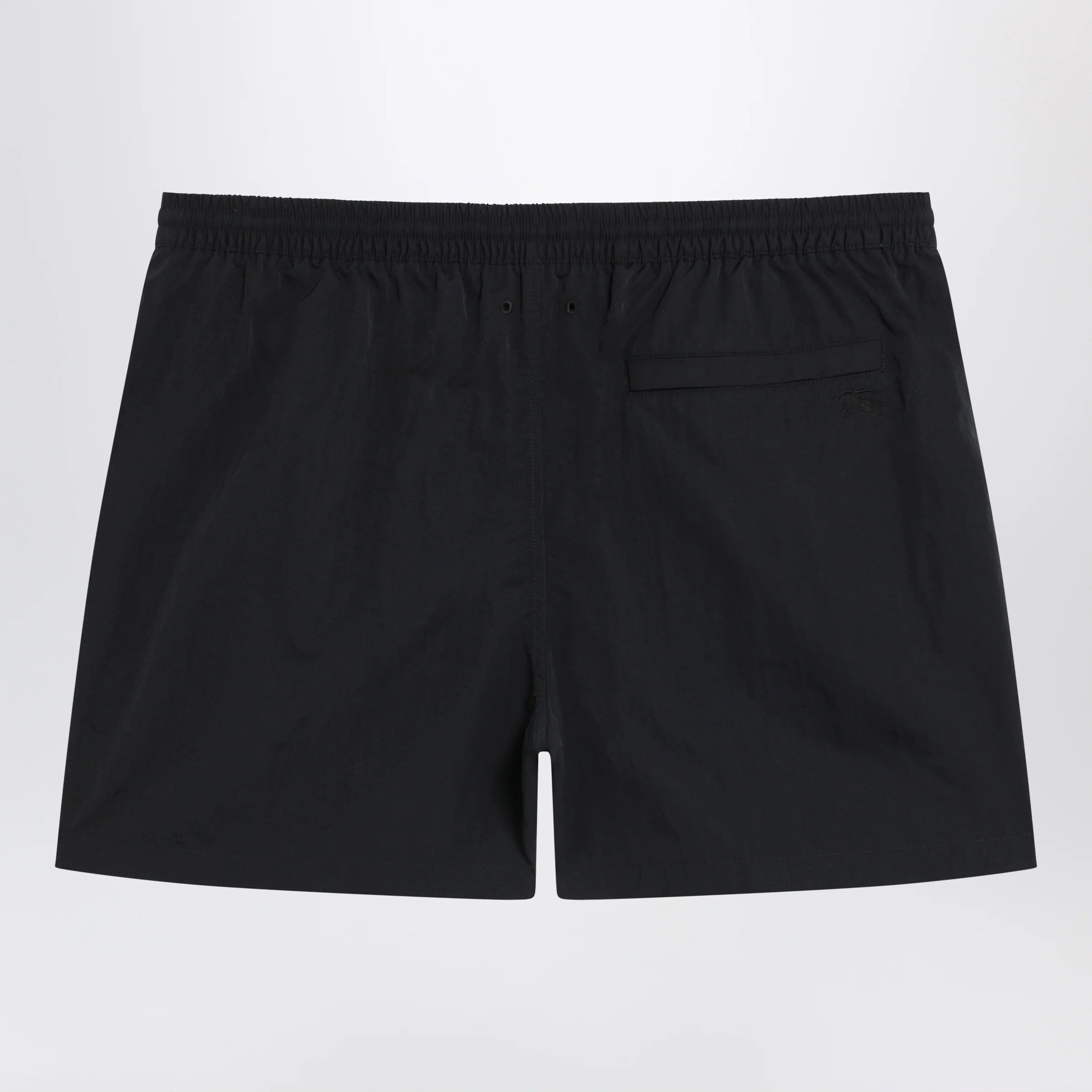 Burberry Slim-fit swim shorts with Check trim in black nylon