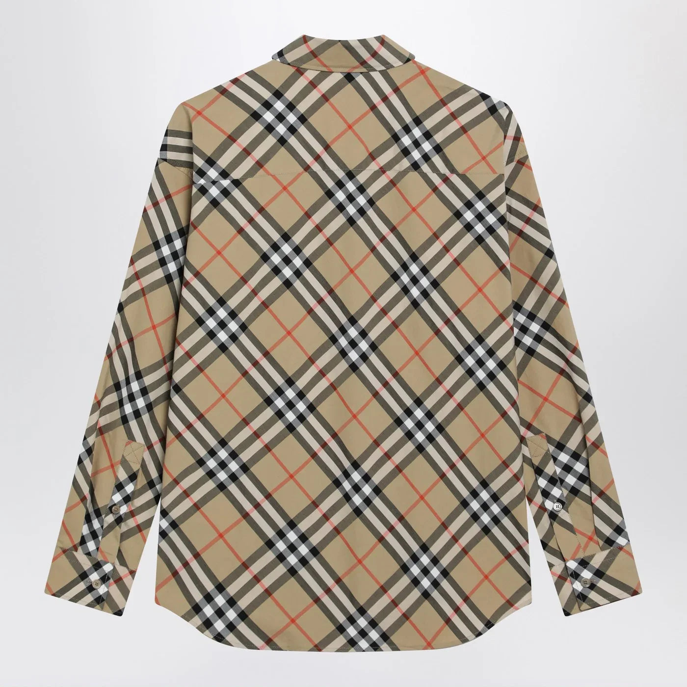 Burberry Beige shirt with Check pattern