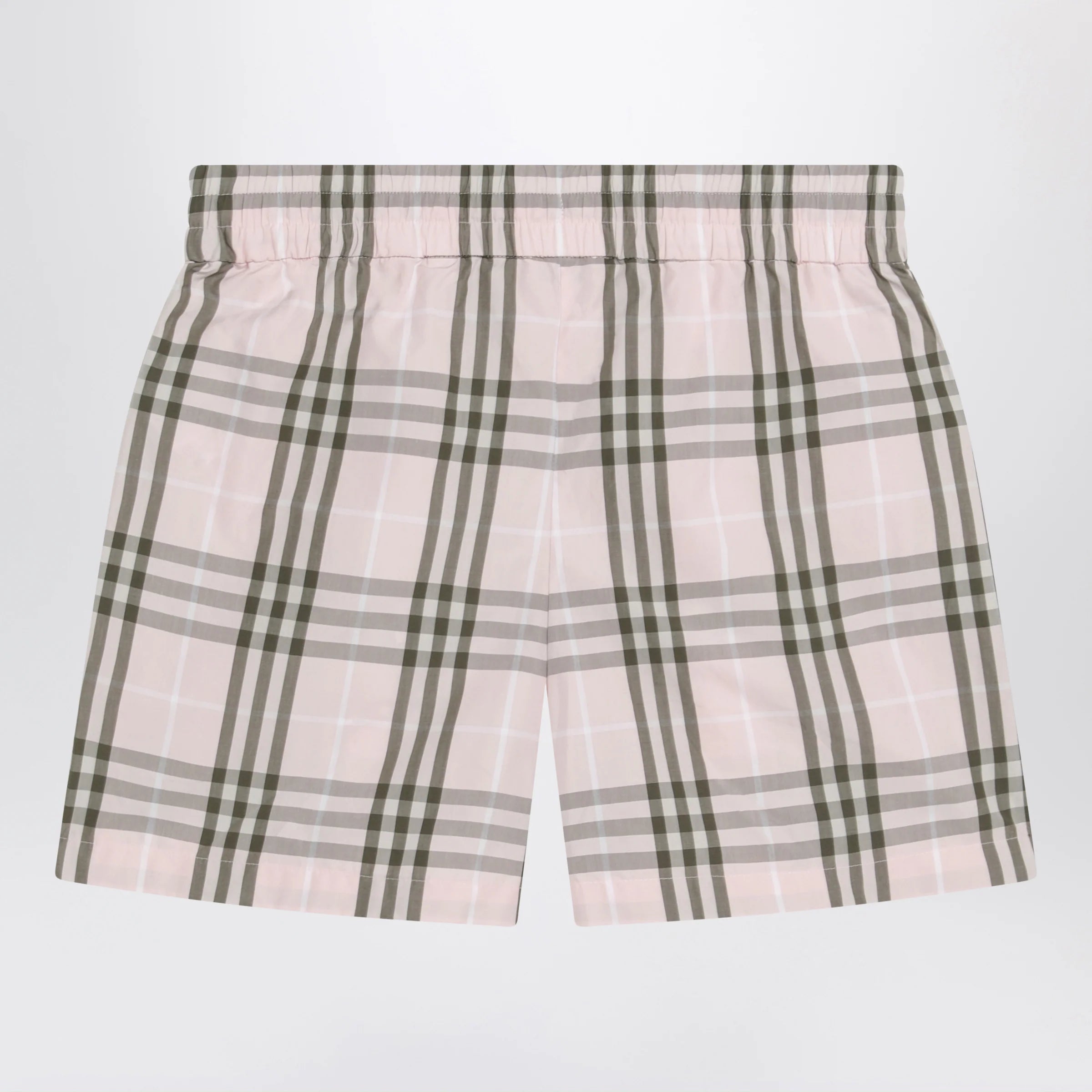 Burberry Pink Mallow check pattern shorts