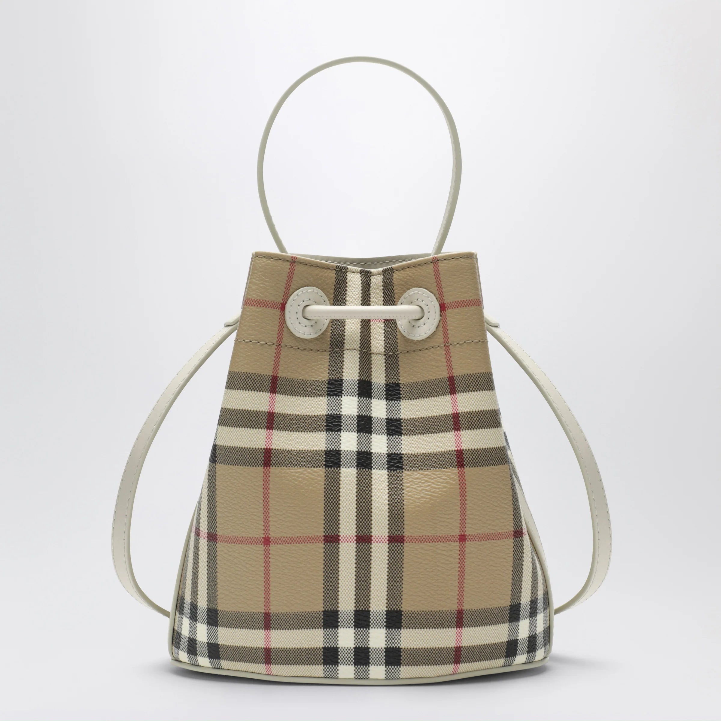 Burberry Mini bucket bag with Check pattern