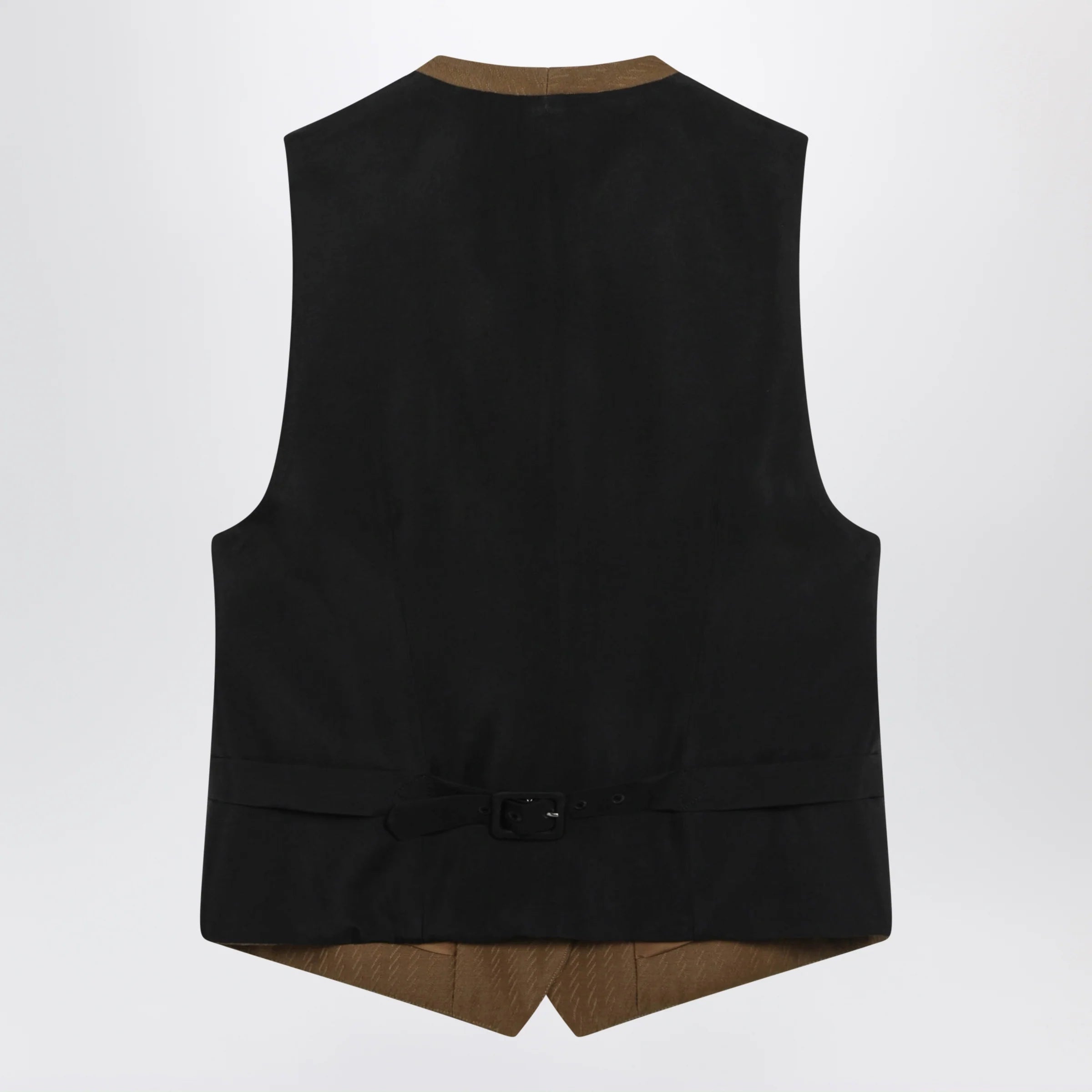 Brown wool and mohair vest by Burberry