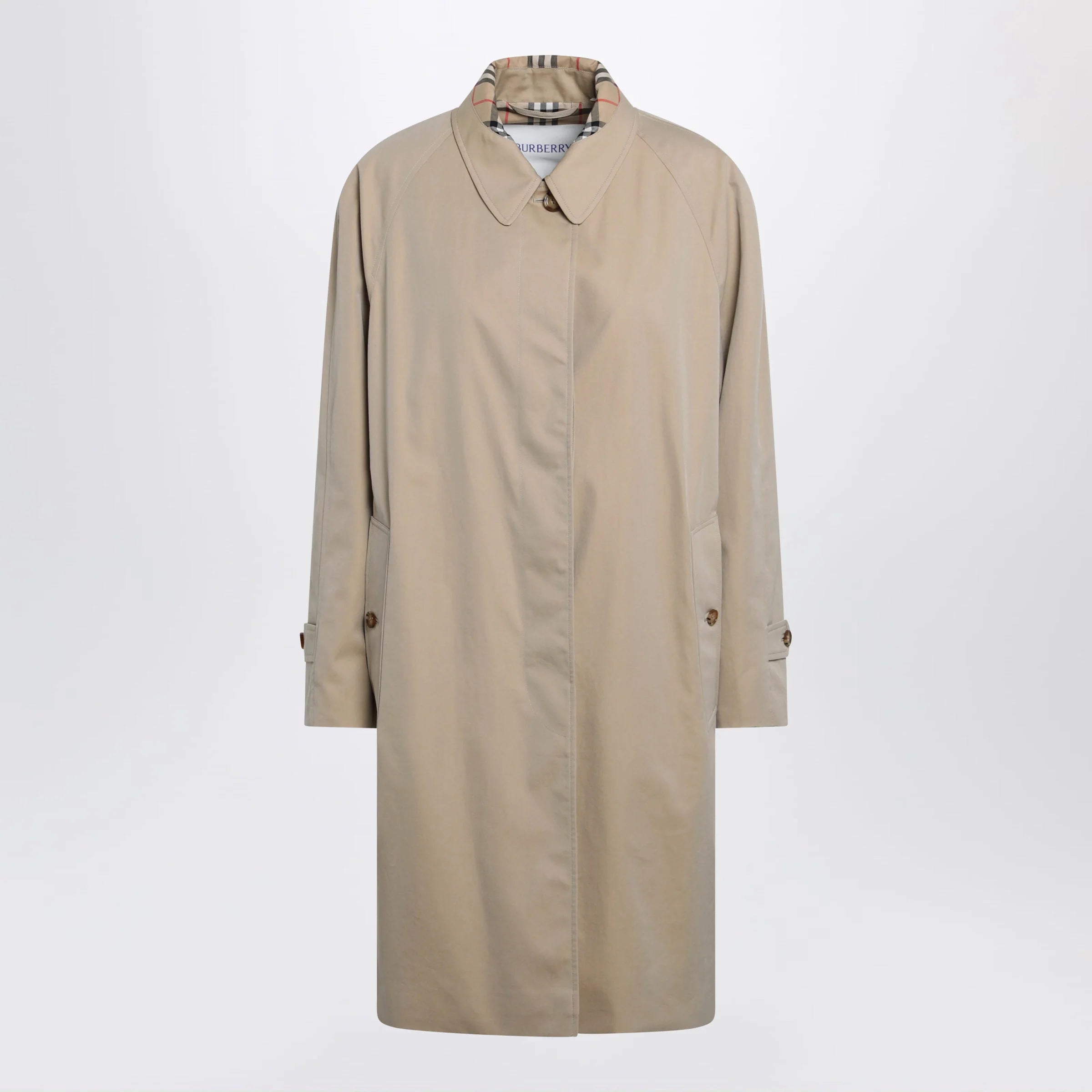 Burberry Honey beige cotton coat