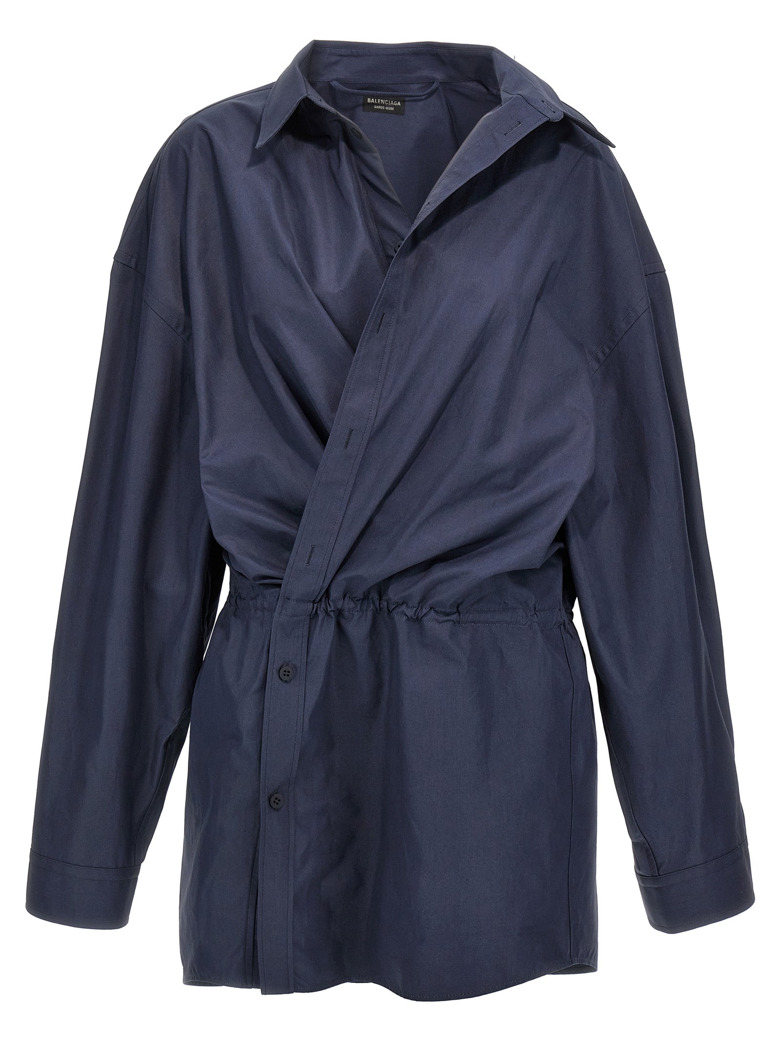 Balenciaga Stile Camicia Mini Dress