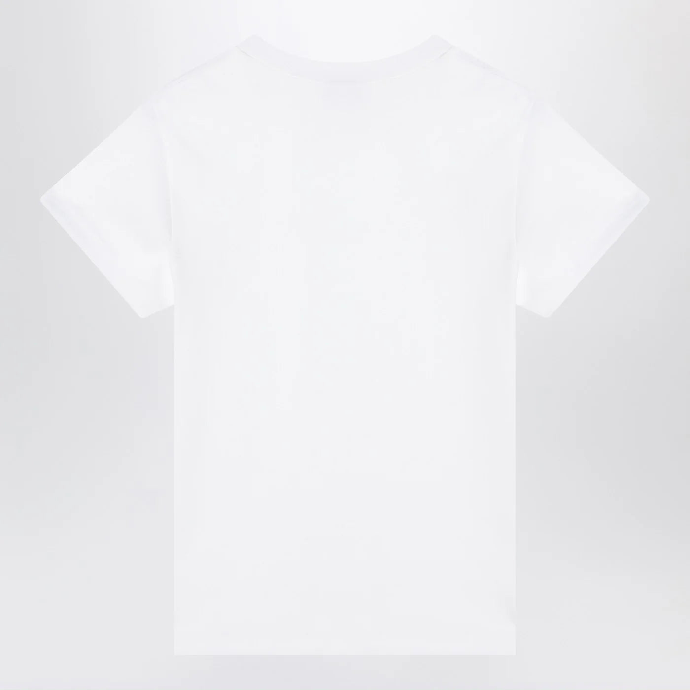 Alexander McQueen White T-shirt with Skull embroidery