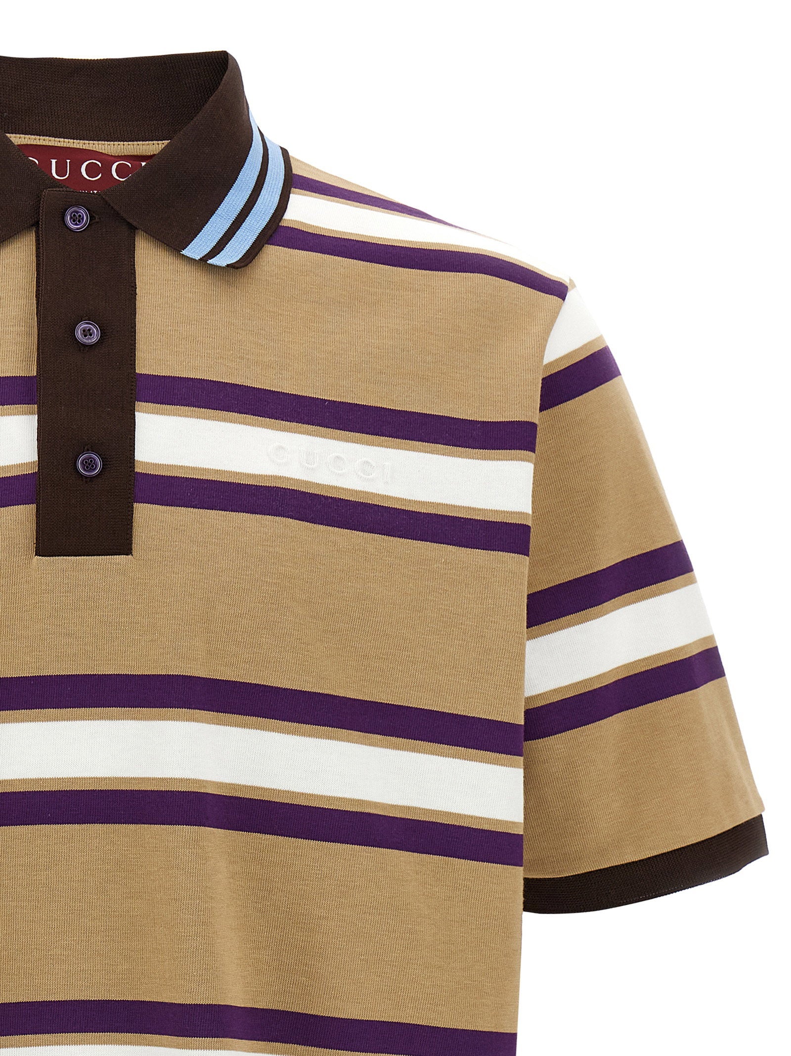 Gucci Embossed Logo Polo Shirt