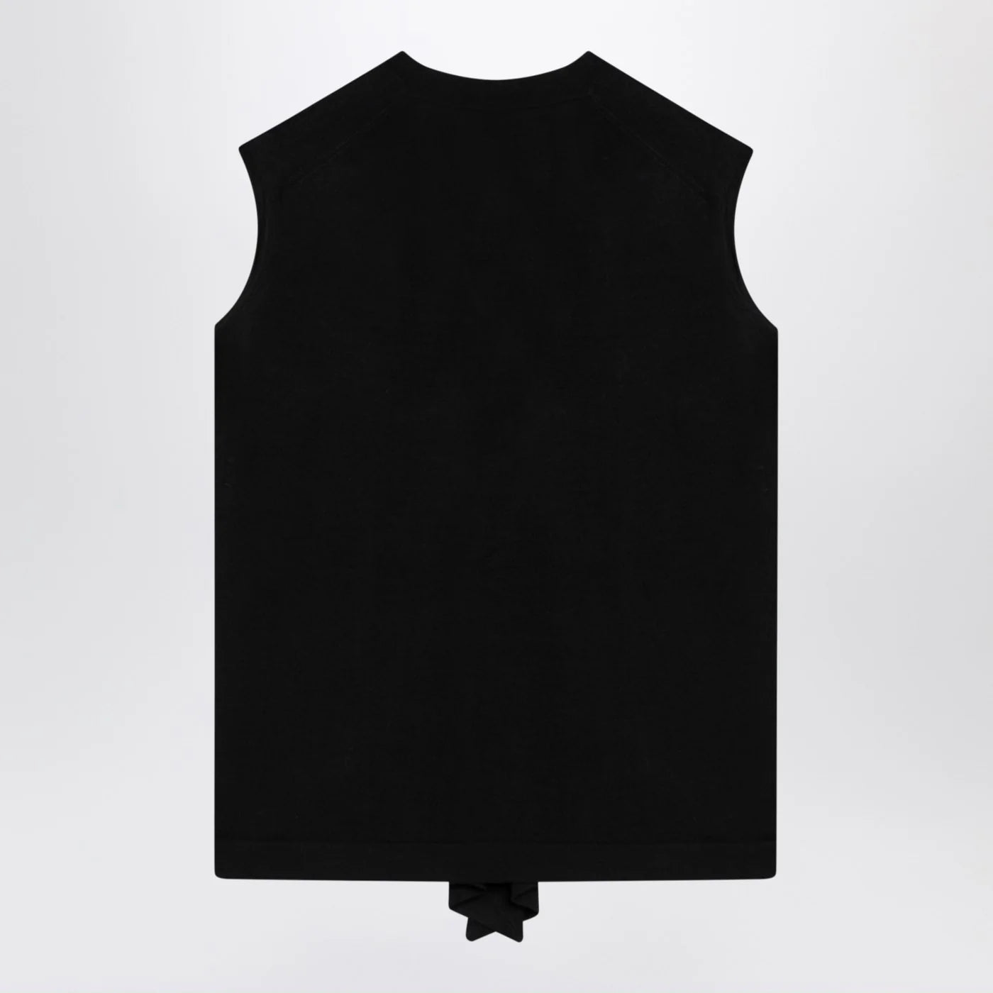 The Row Black wool Waistcoat cardigan