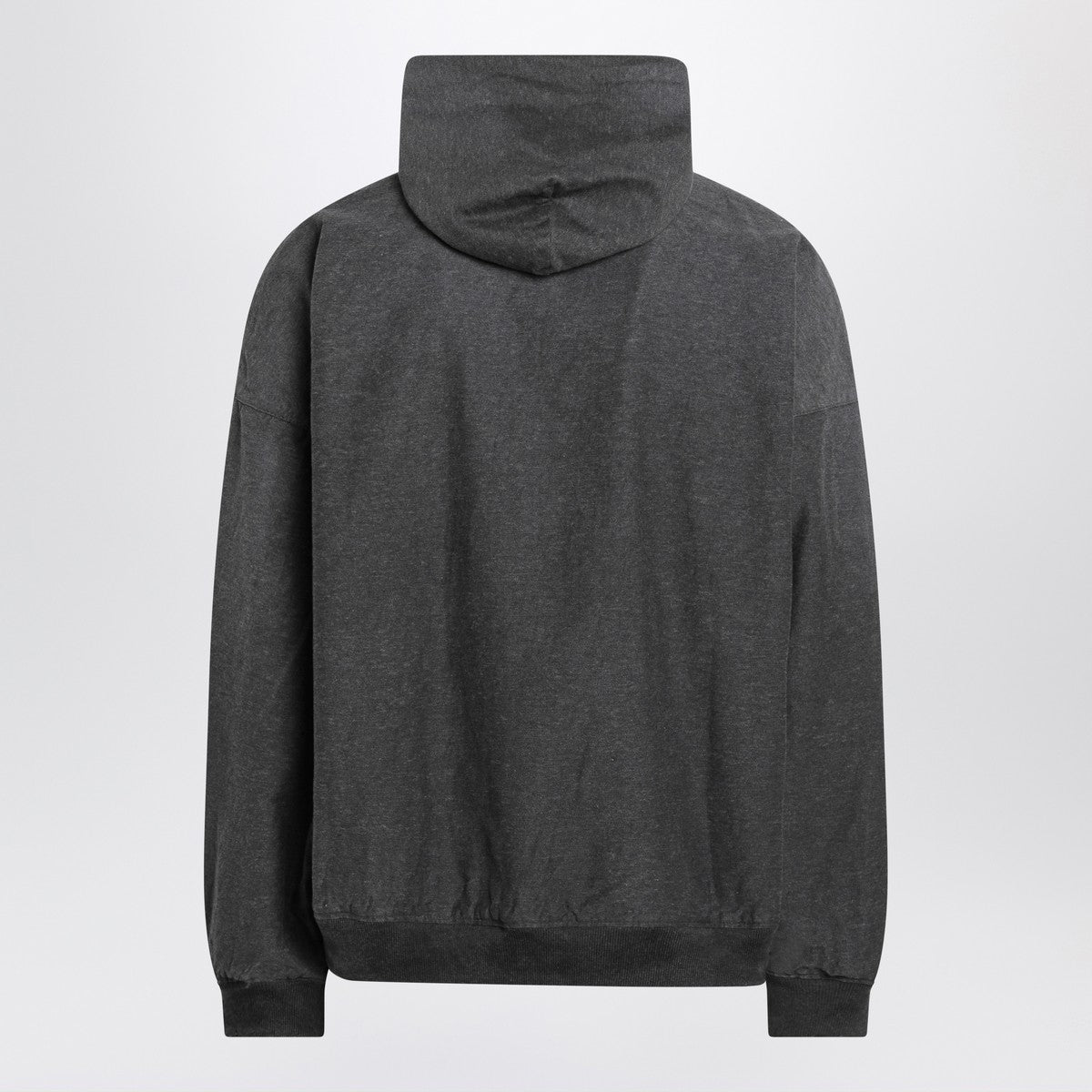 Balenciaga Trompe L''Oeil anthracite mélange cotton sweatshirt