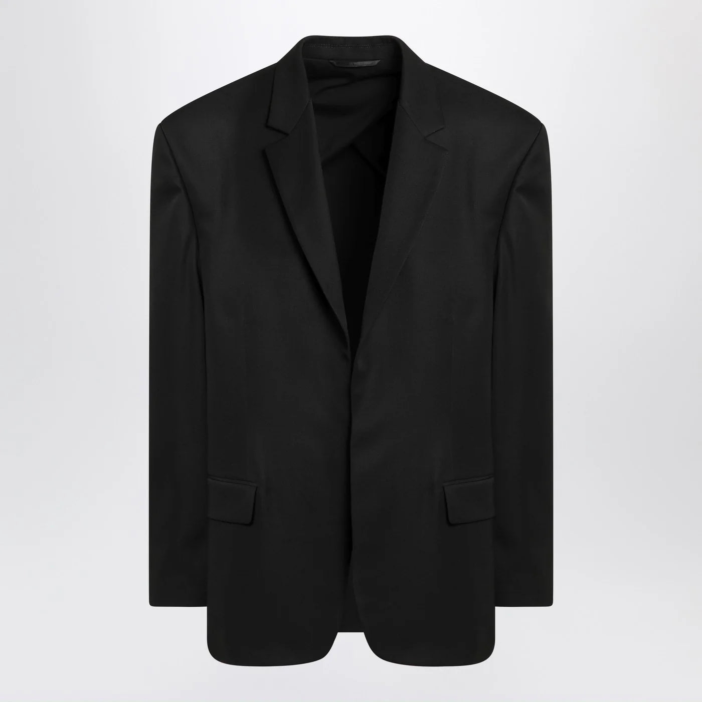 Balenciaga Single-breasted jacket black in wool