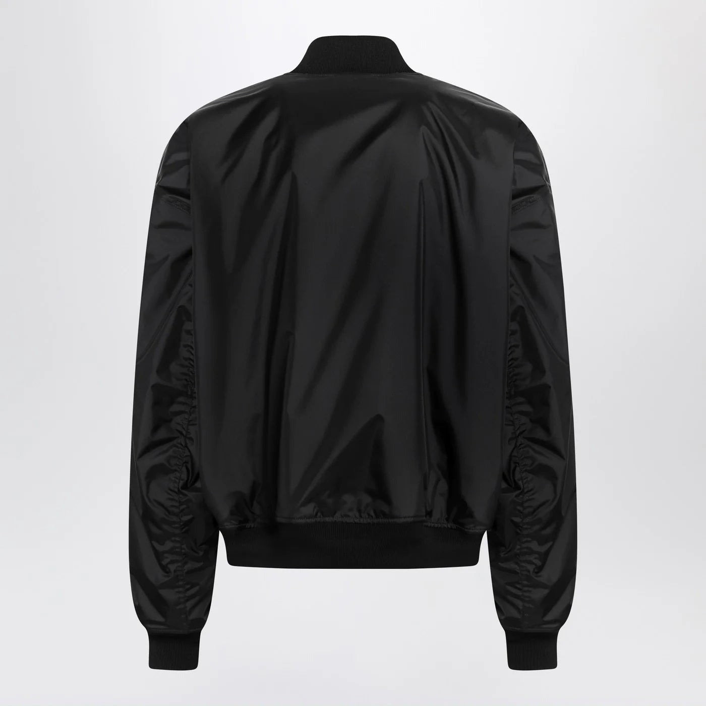 Balenciaga Black nylon Uniform Merch Large Fit bomber