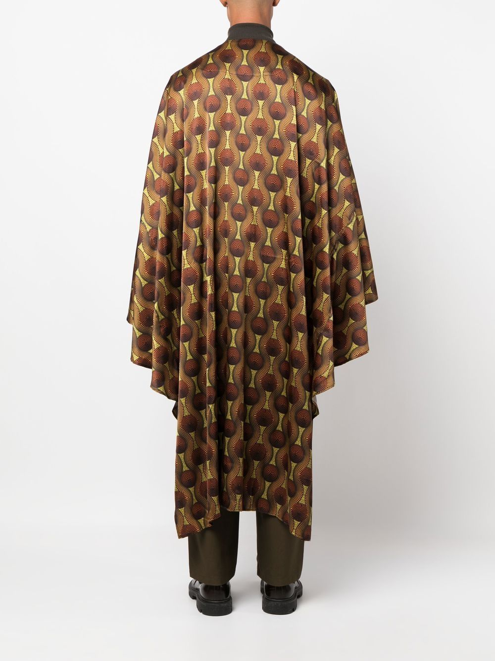 Ozwald Boateng Printed silk kaftan