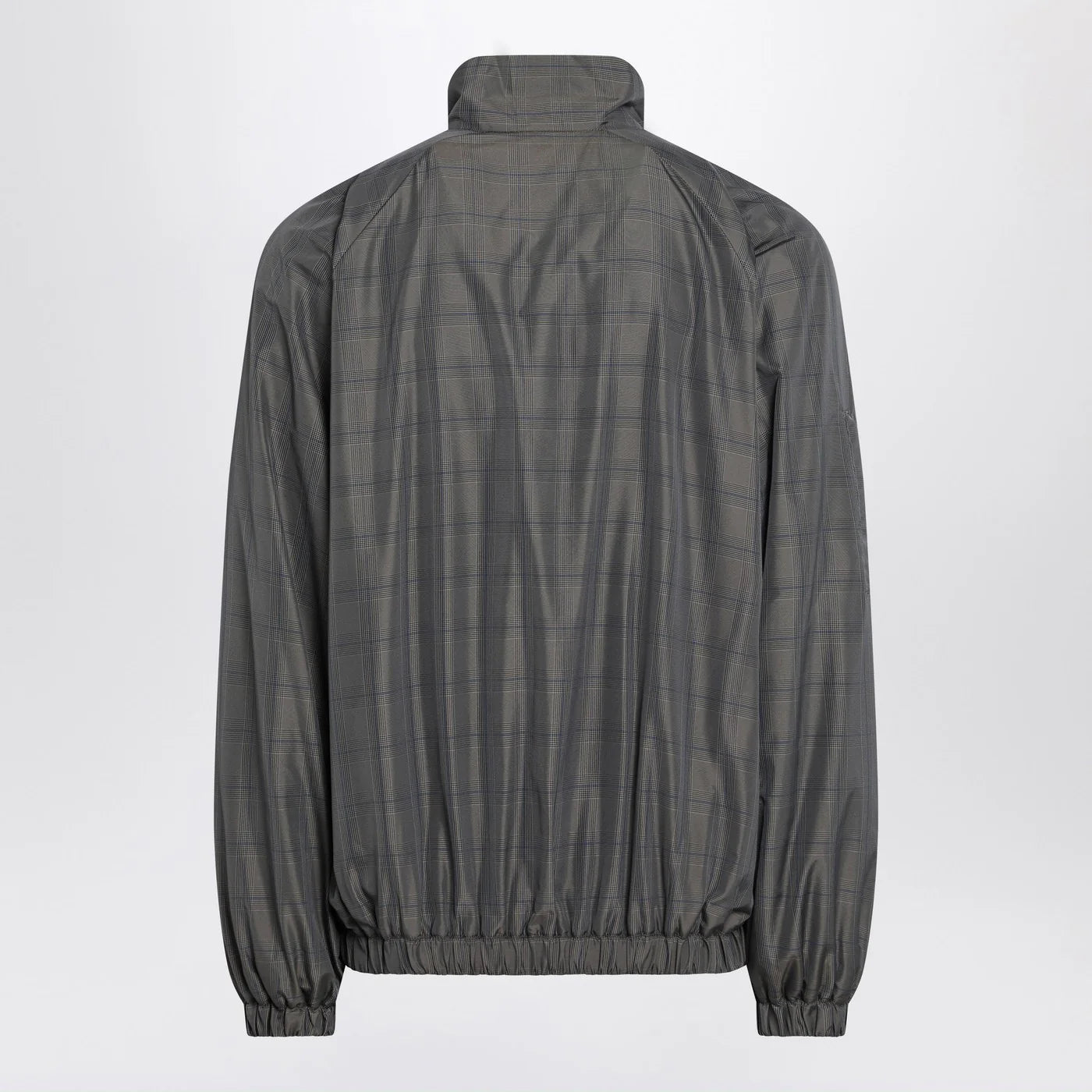 Balenciaga Grey/blue nylon zip-up jacket