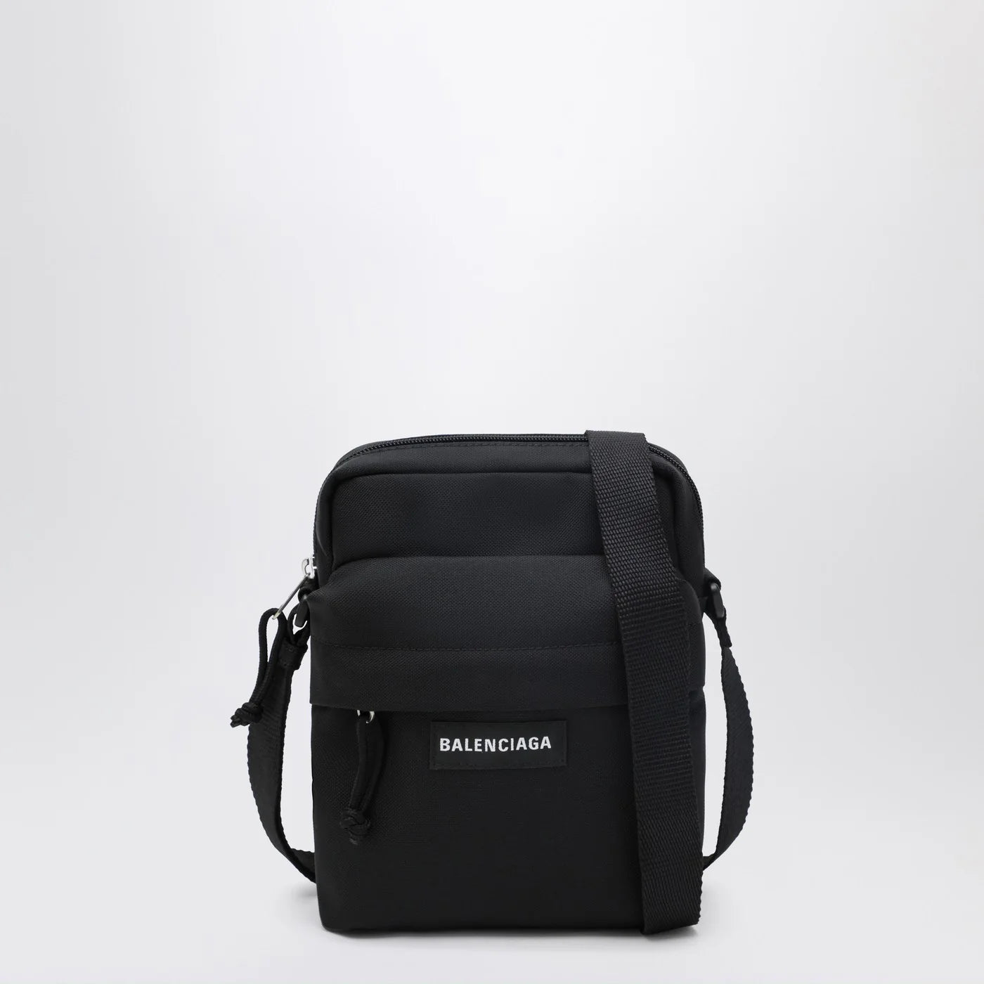Balenciaga Explorer black nylon shoulder bag