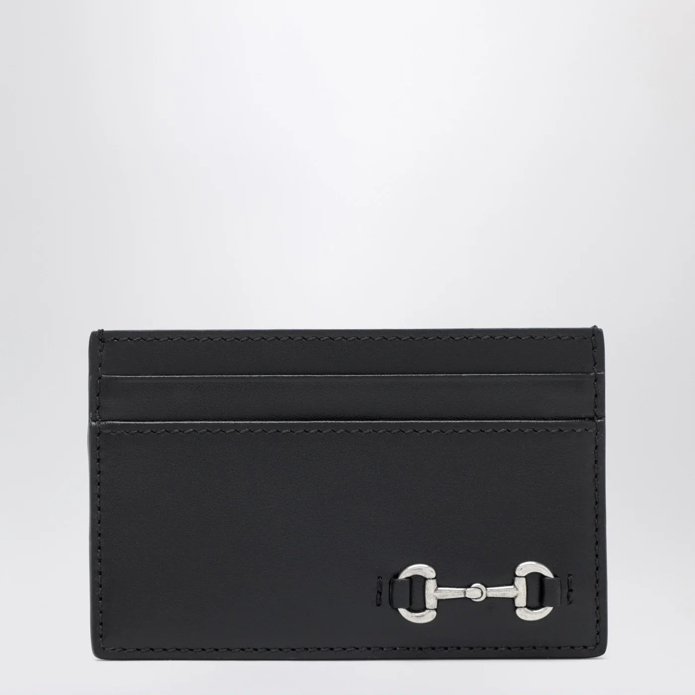 GUCCI Black cardholder with Horsebit