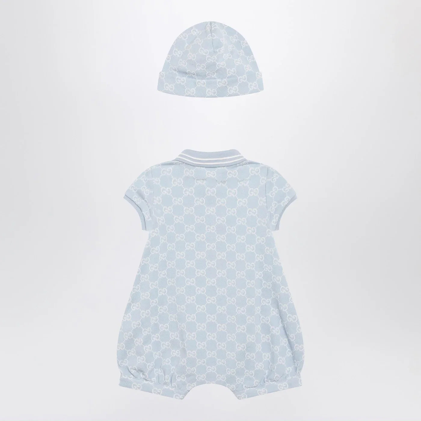GUCCI Light blue GG cotton two-piece set
