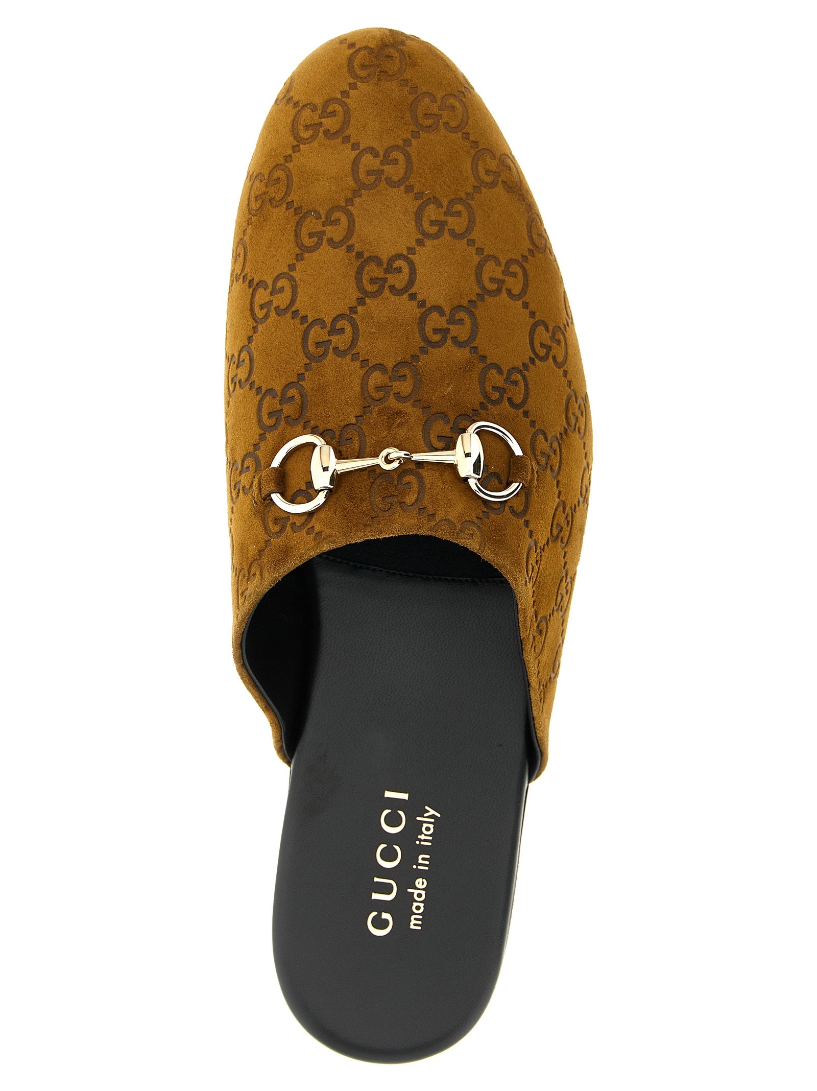 Gucci Sabot Suede Horsebit