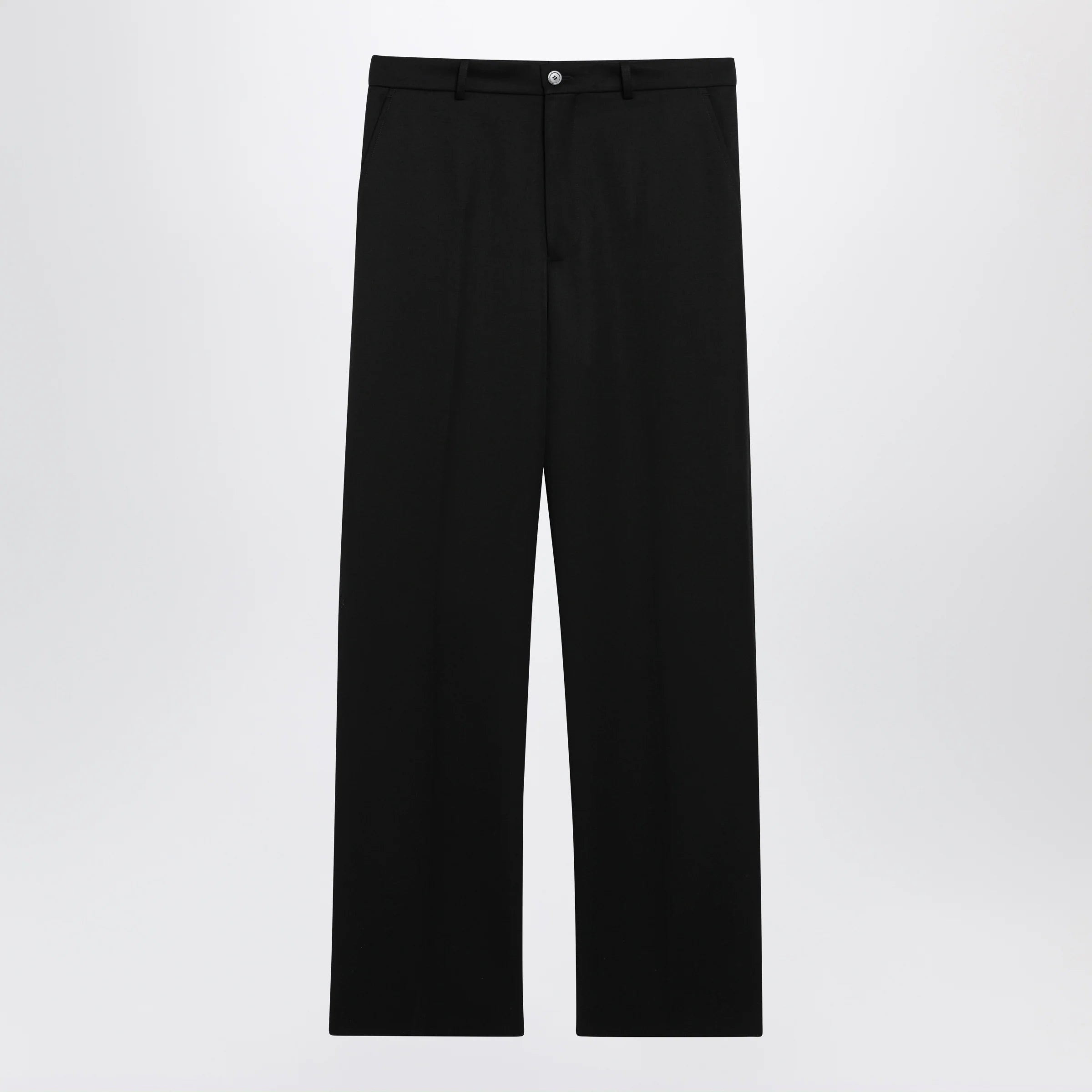 Balenciaga Too Far tailored trousers in dry wool, black