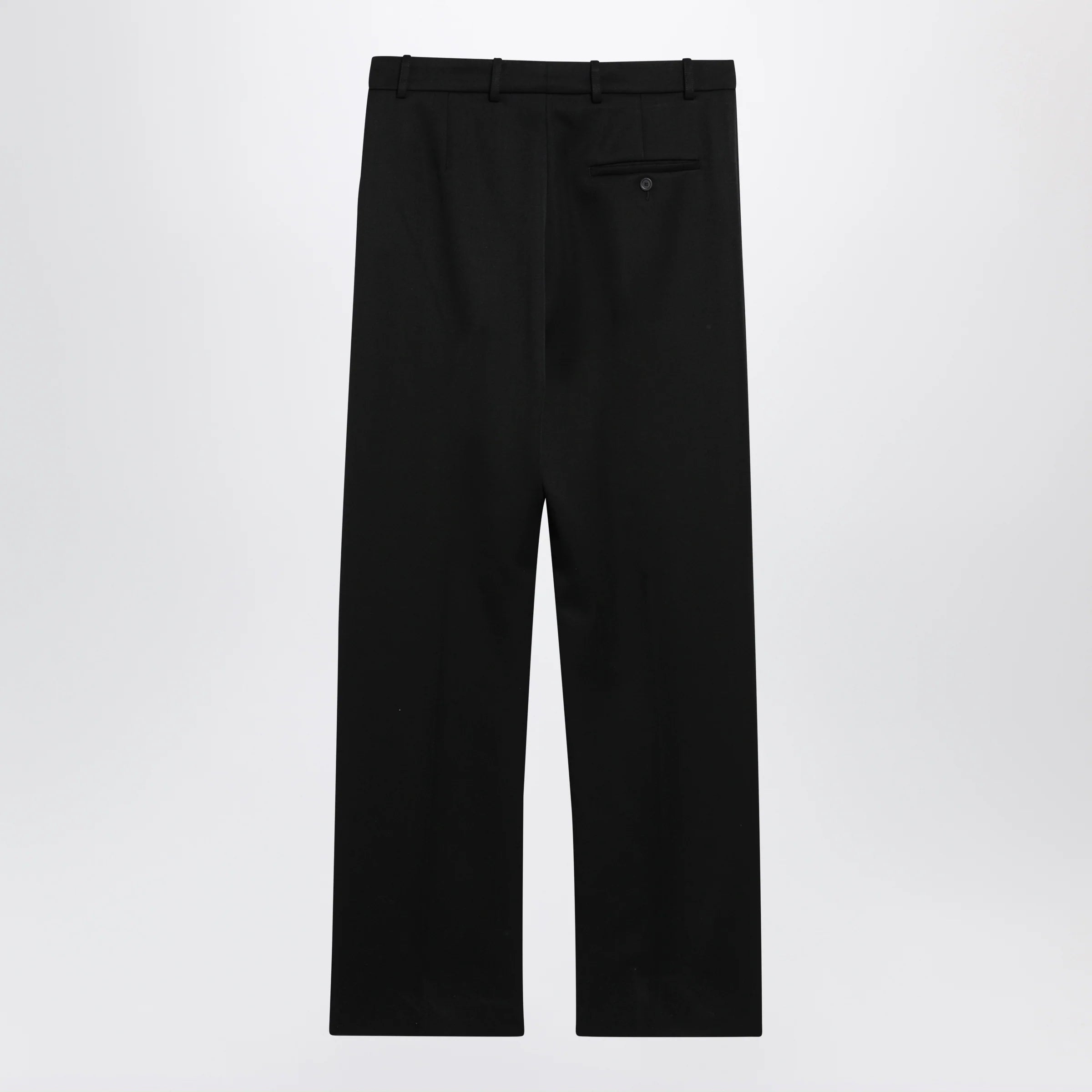 Balenciaga Too Far tailored trousers in dry wool, black