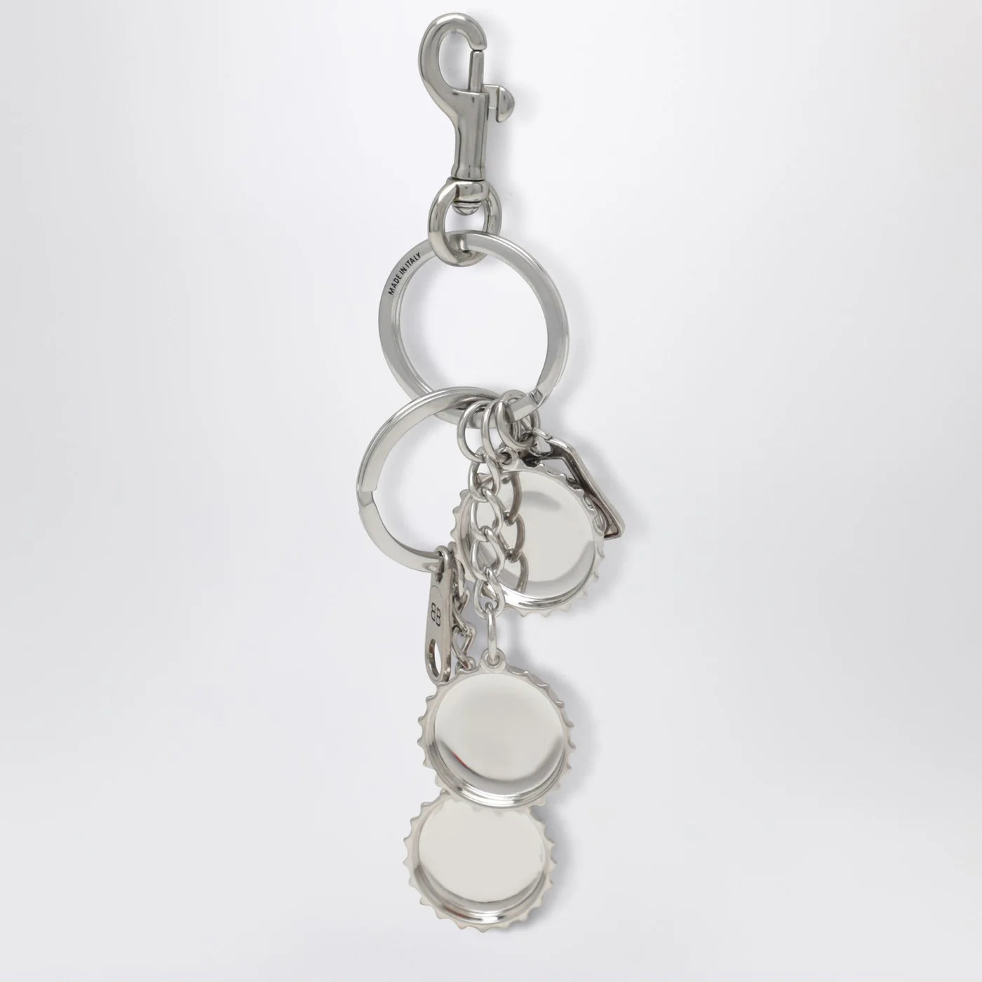 Balenciaga Logo bottle cap keyring charm