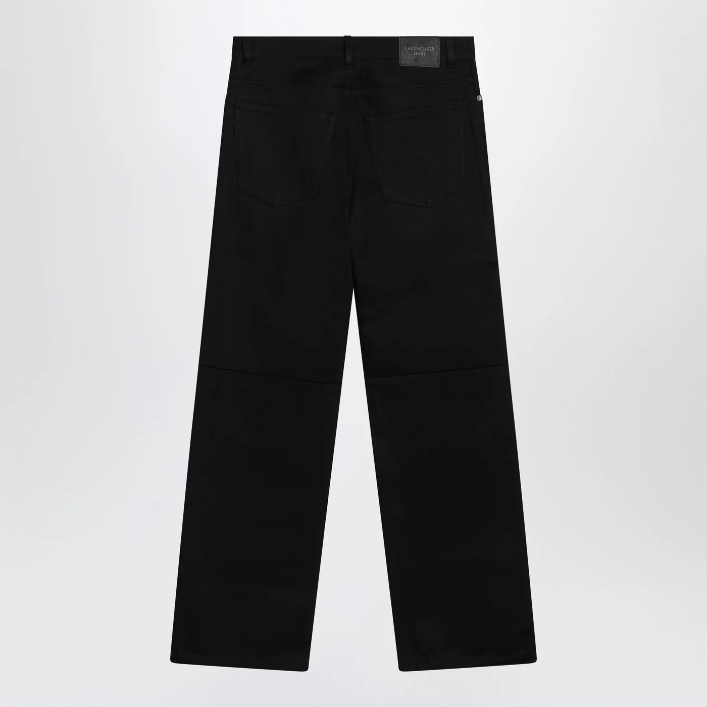 Balenciaga Black cotton denim trousers