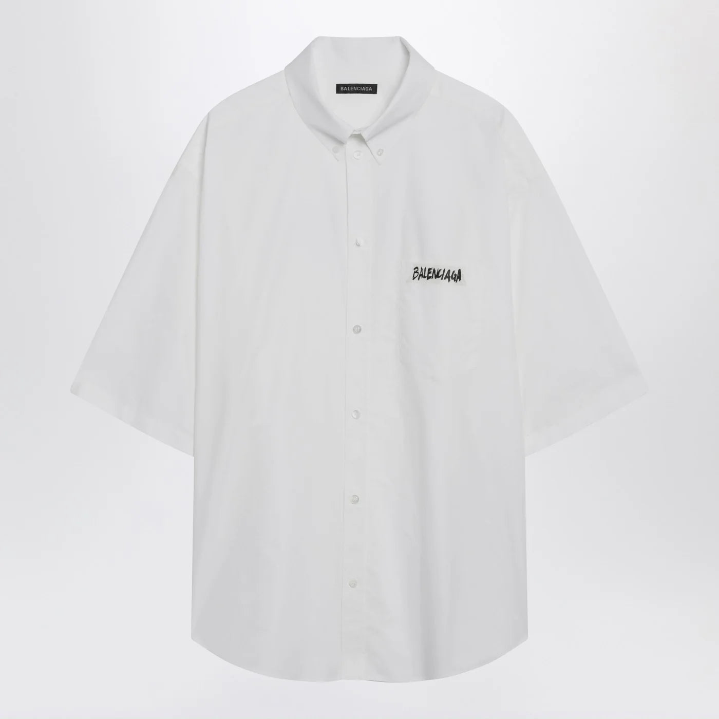 Balenciaga White Masking Tape shirt