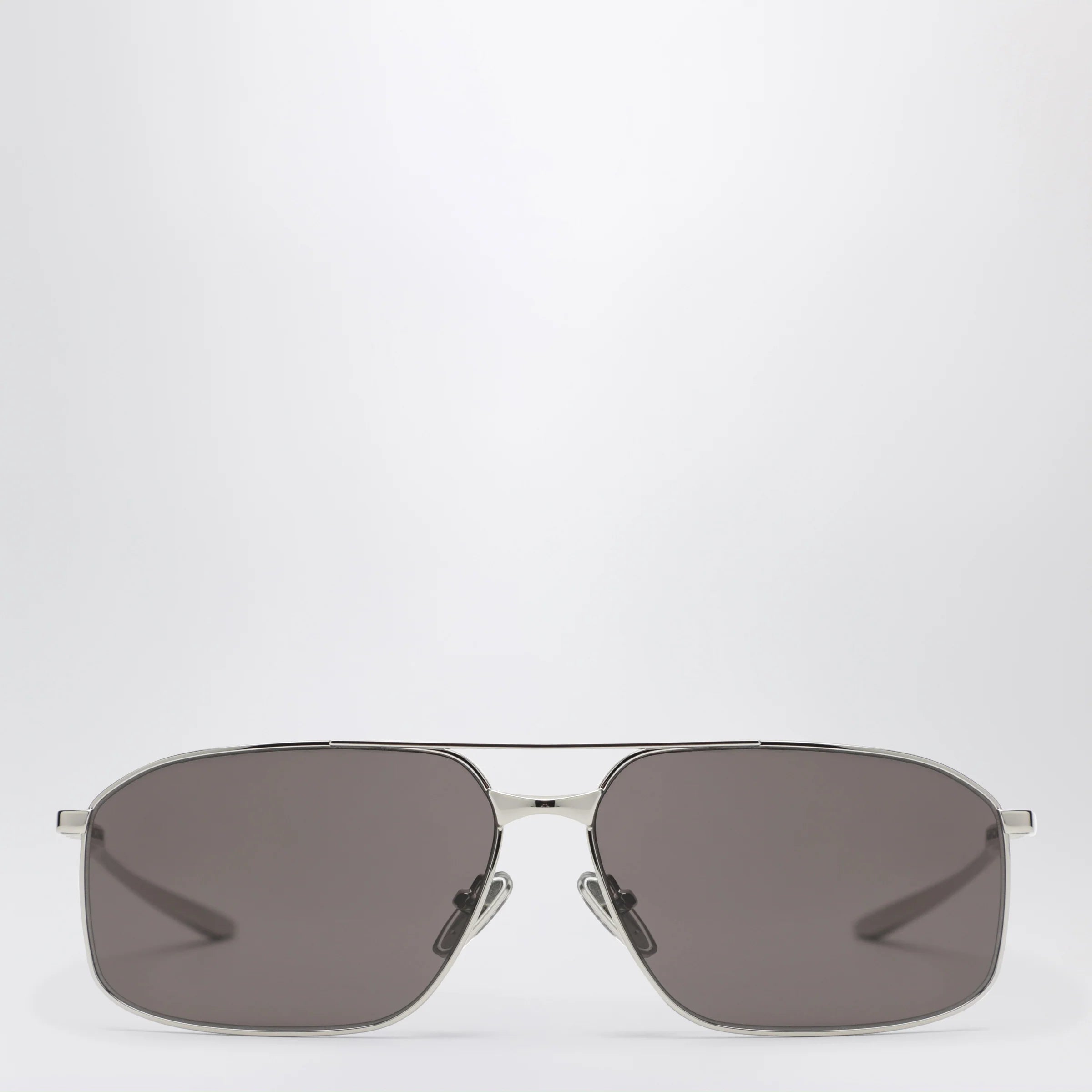 Balenciaga Rectangular Silver/Black sunglasses