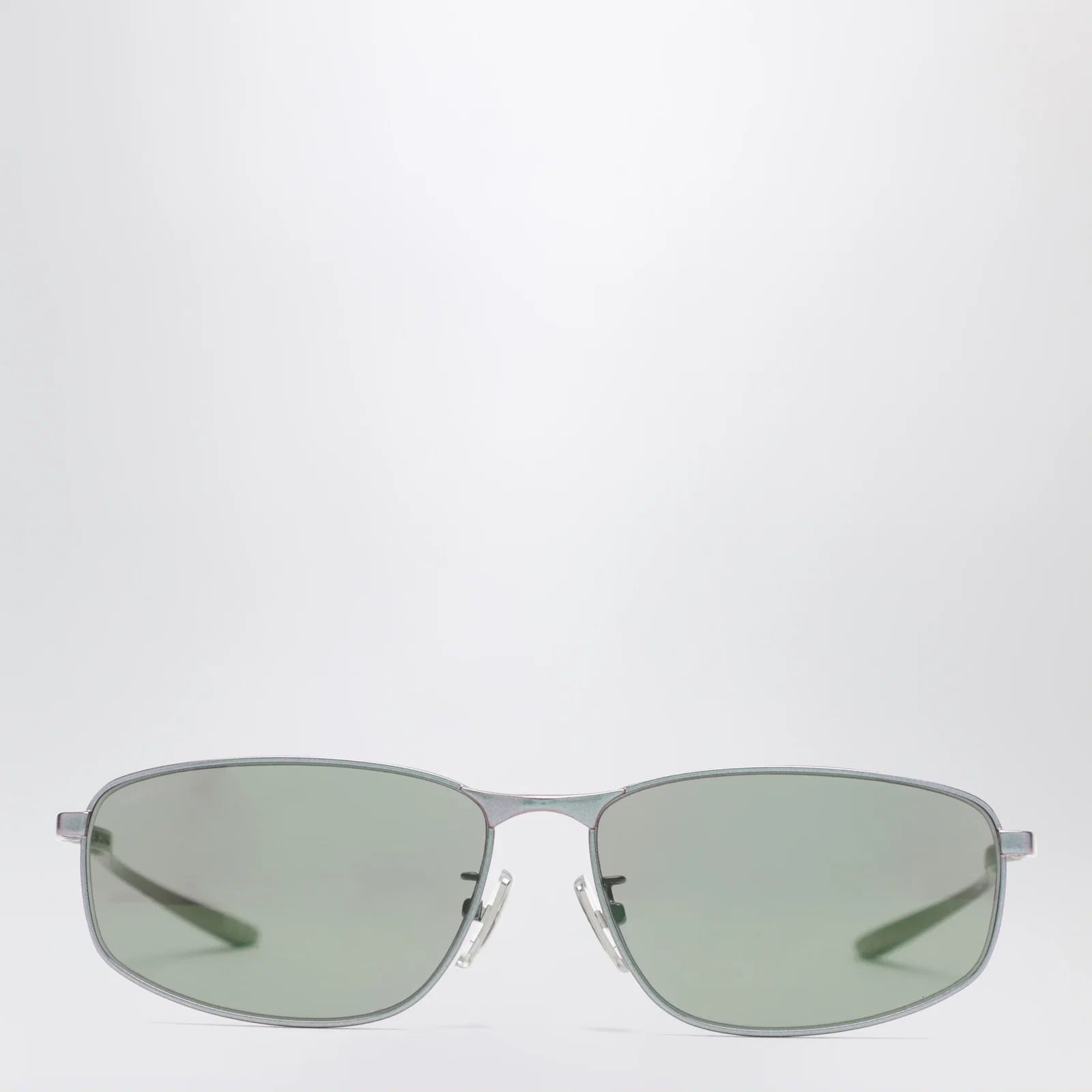 Balenciaga Rectangular Pink Metallic sunglasses