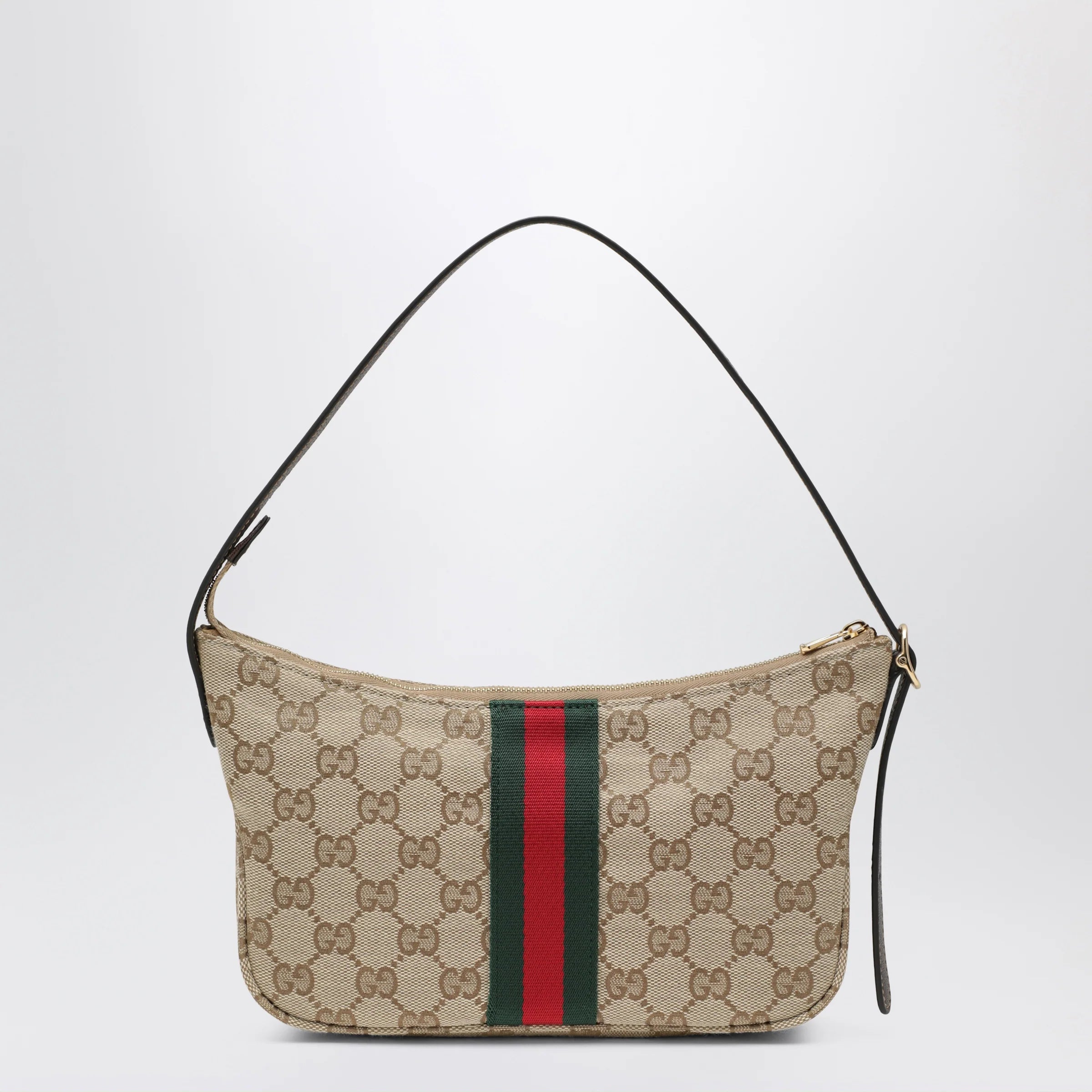 GUCCI Small Beige GG Pattern Bag