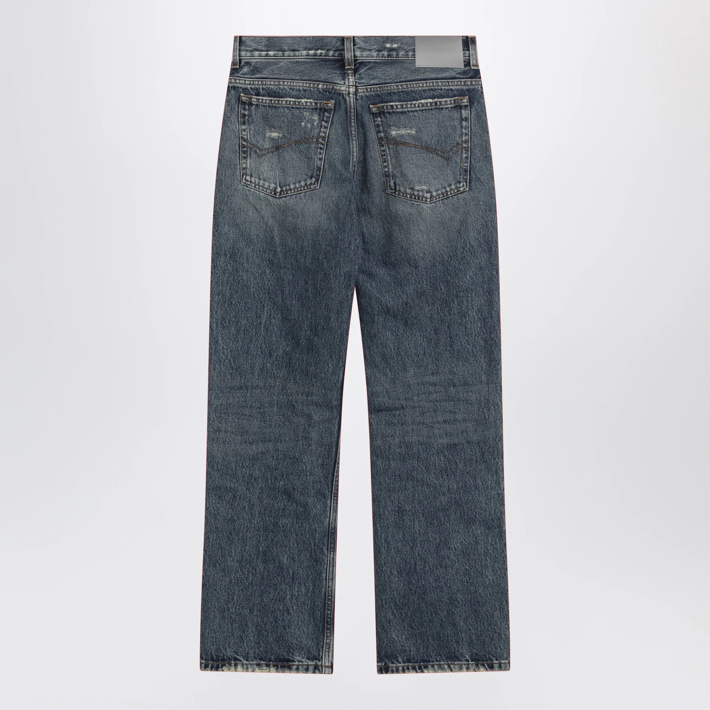 Balenciaga Vintage blue jeans with worn effect