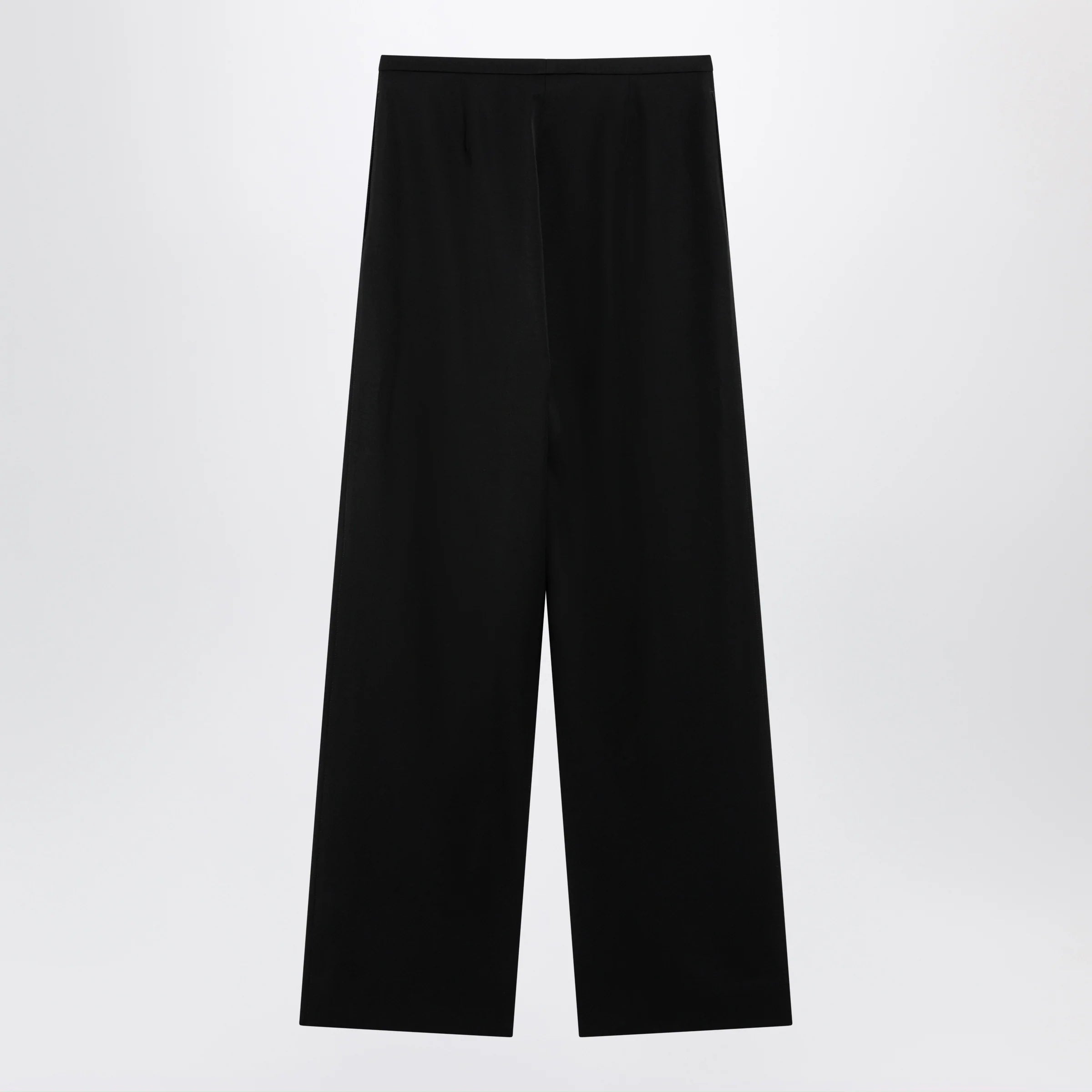GUCCI Oversized lightweight wool trousers in black