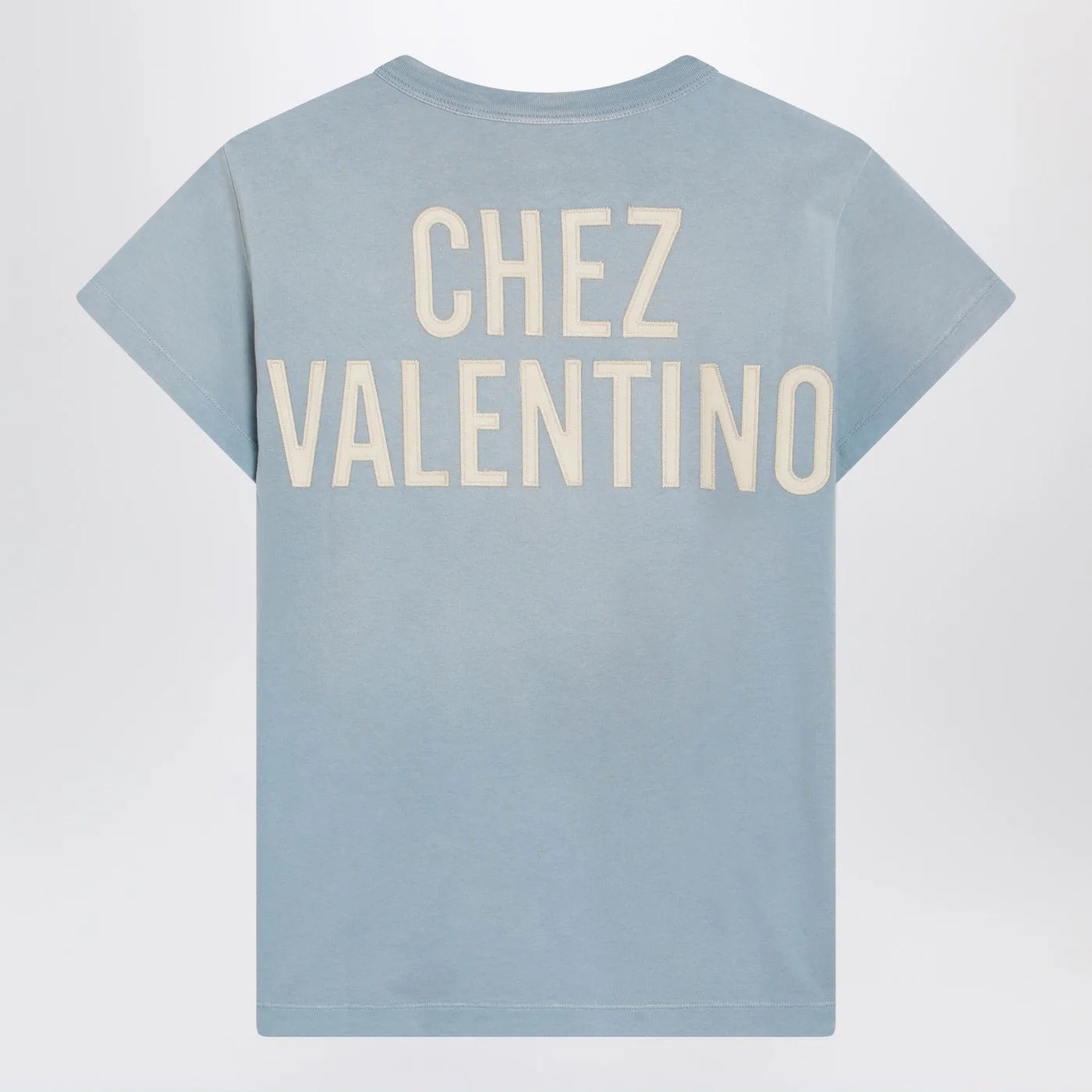 Valentino Light blue Panther Lady T-shirt