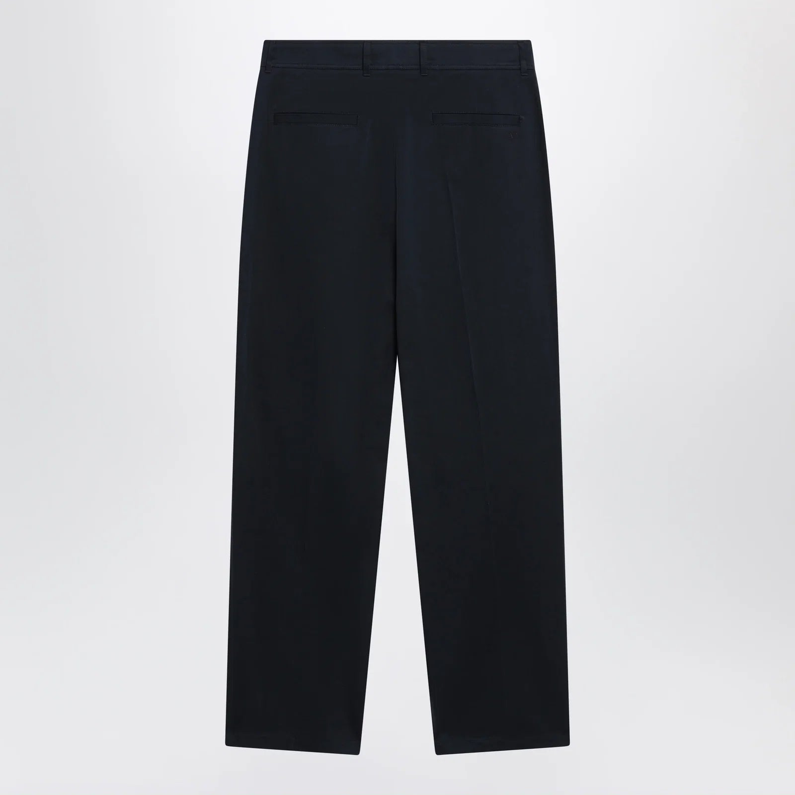 Valentino Navy blue cotton trousers